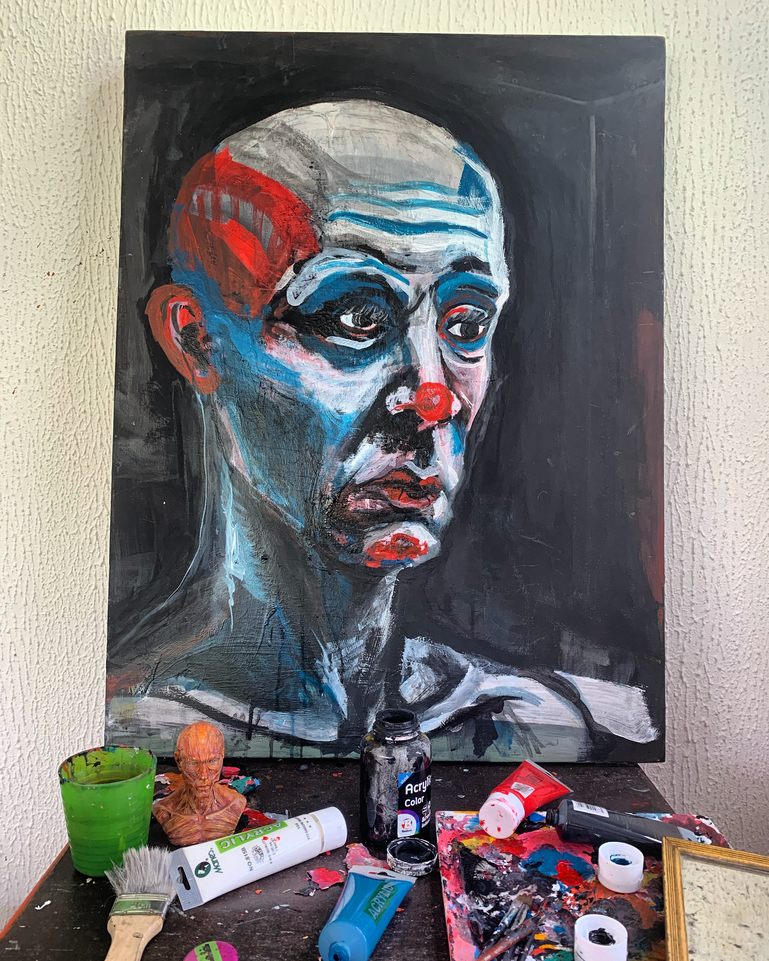 Self Portrait Red Nose