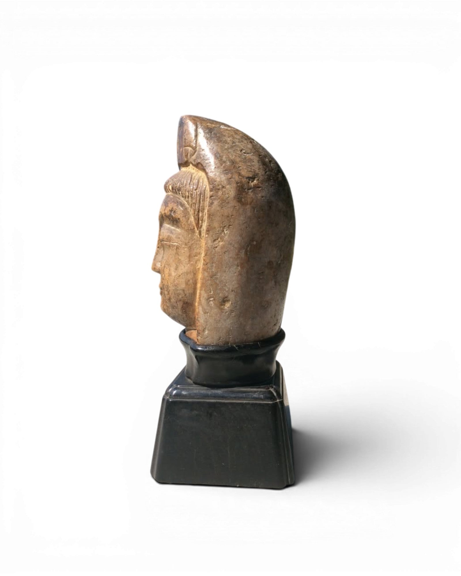 HEAD OF GUANYIN. Soap Stone