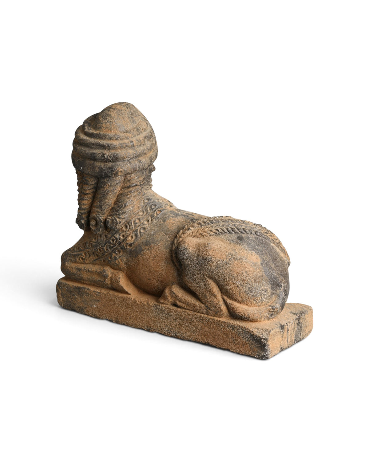 Mesopotamian Assyrian Art Androcephalous Bull Stone Statue