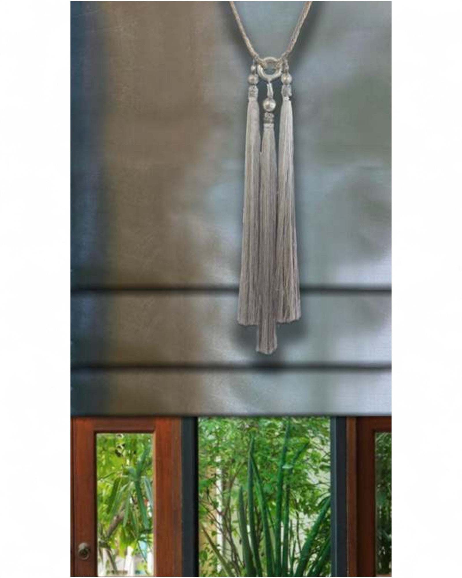 Thai Silk & Stone Tassels Home Decor