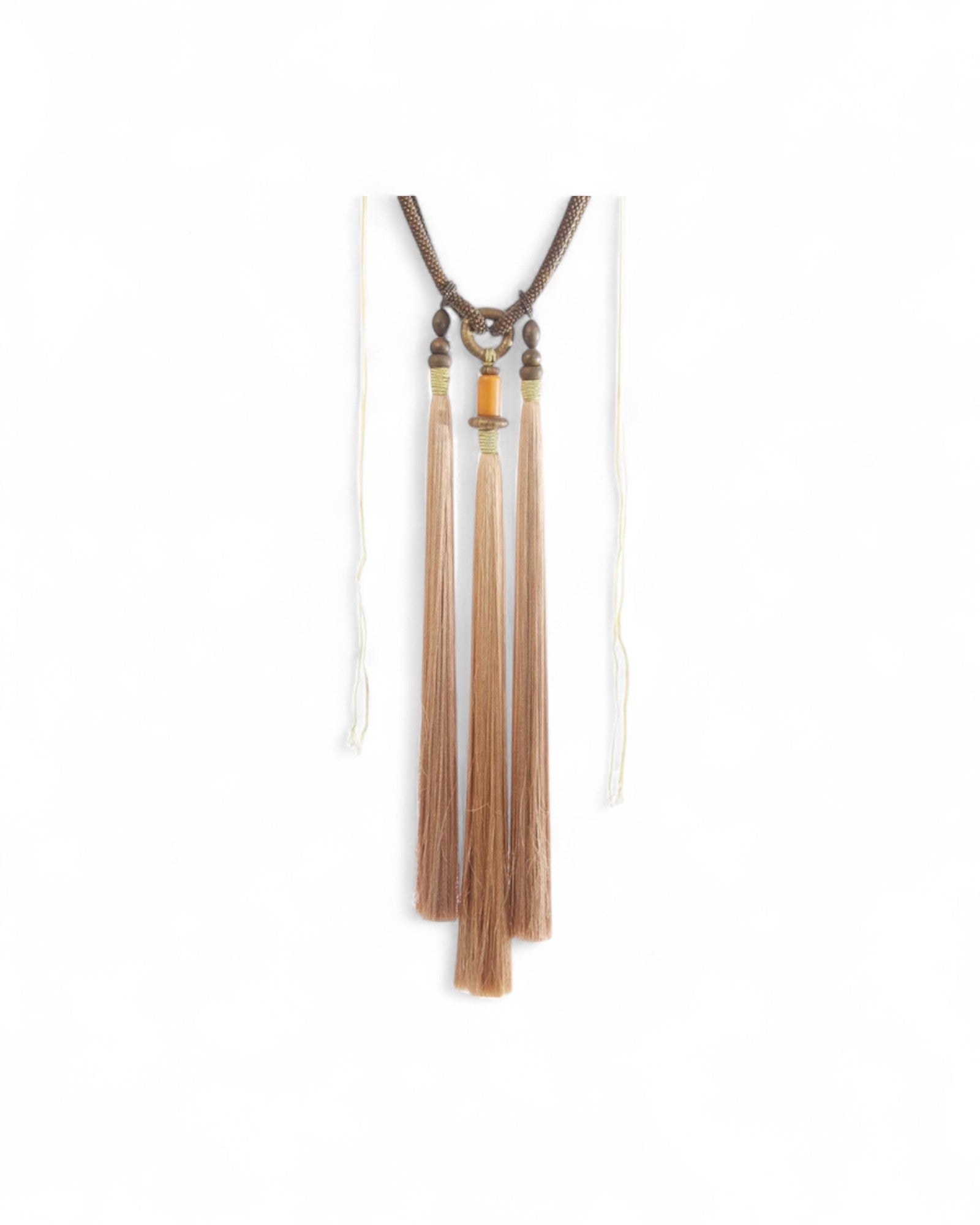 Thai Silk & Stone Champagne Silk Tassels