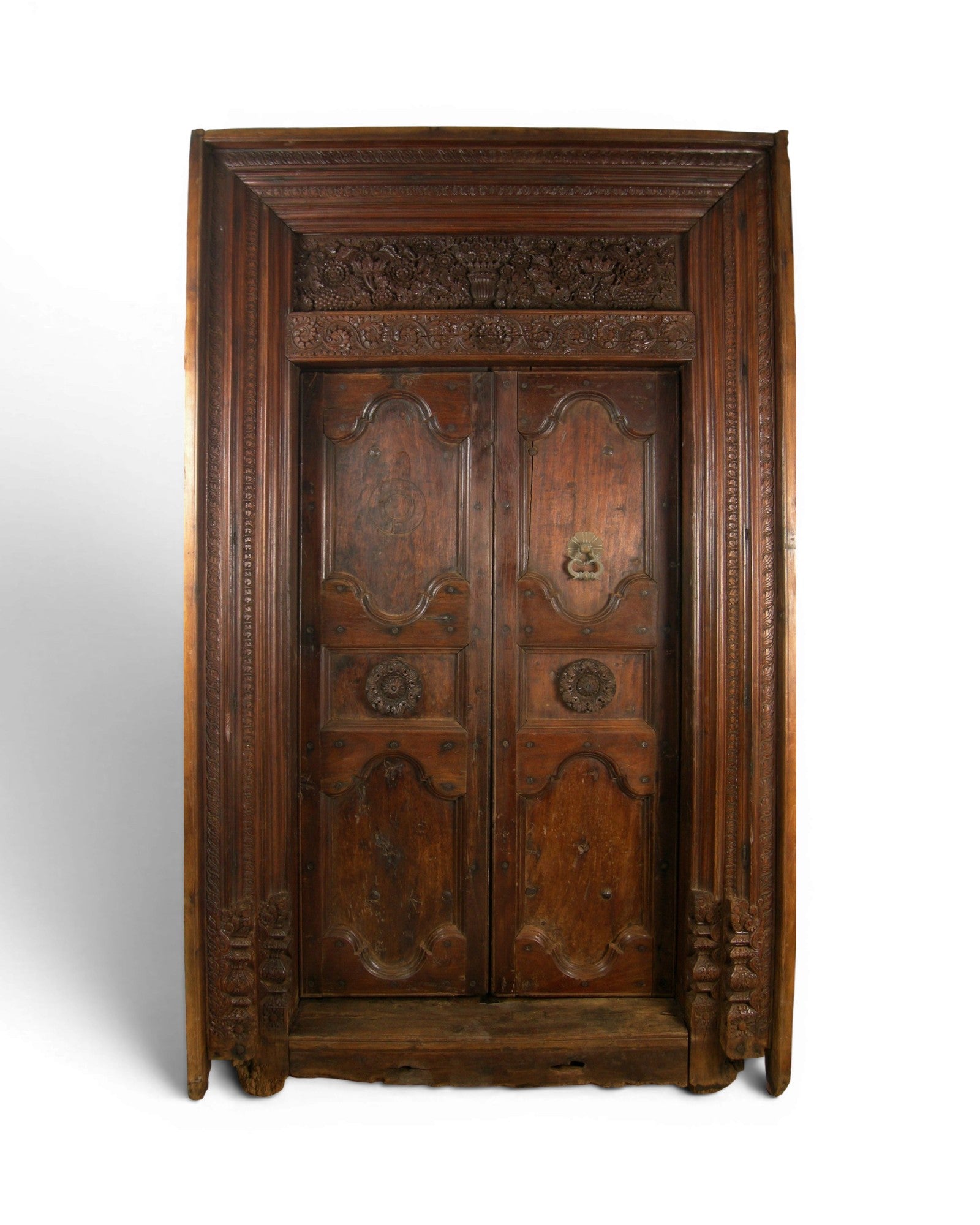 19th Century Chettinad Satin Wood Door - Surround Living - 2