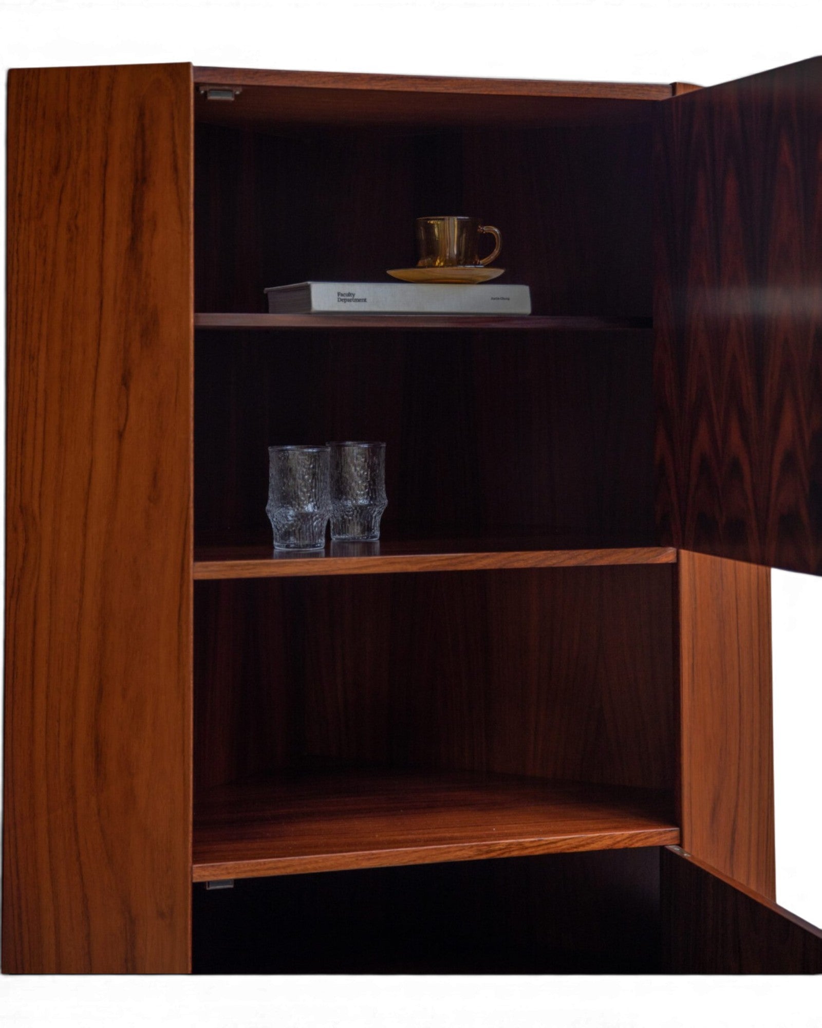 Rosewood Corner Cabinet