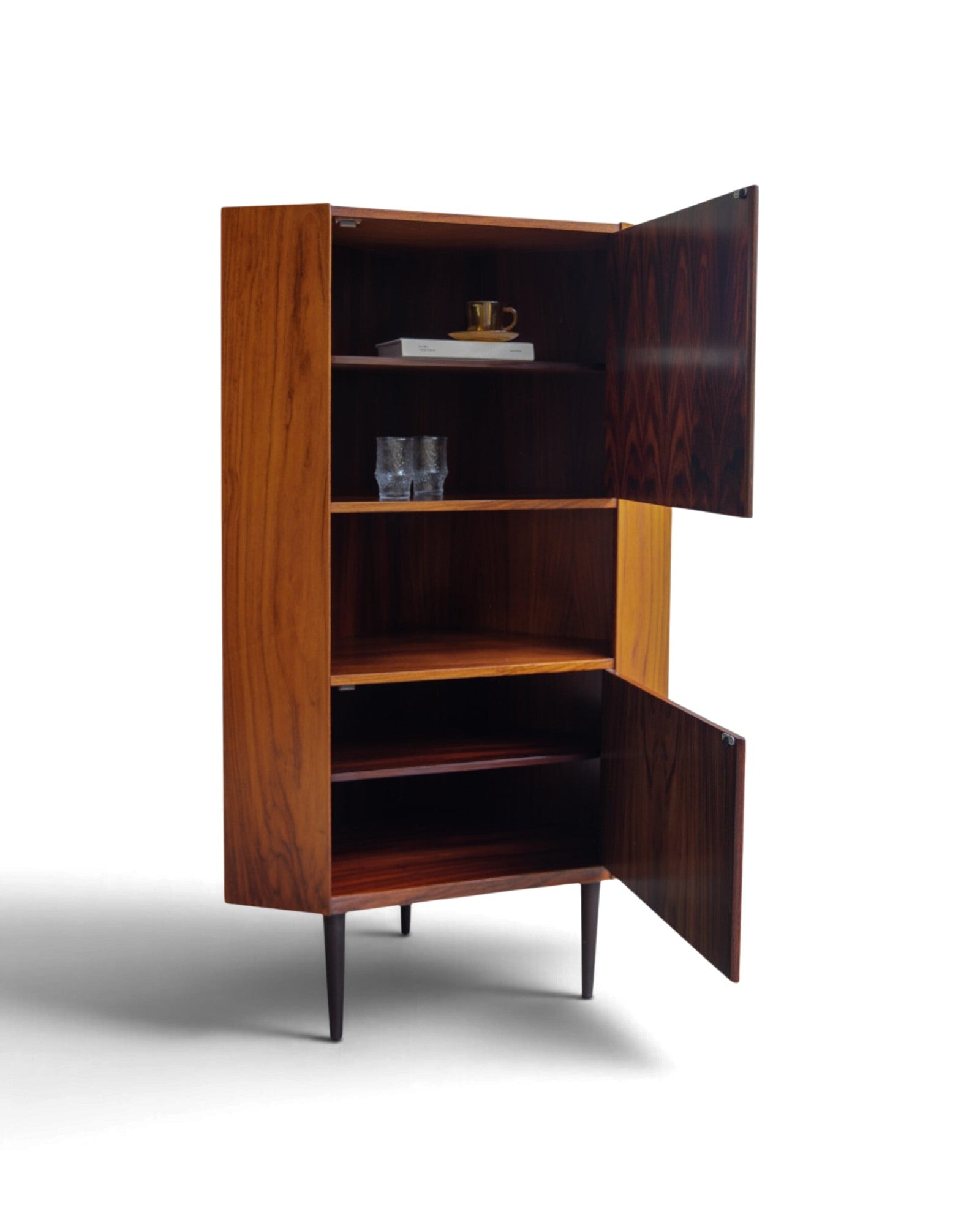 Rosewood Corner Cabinet