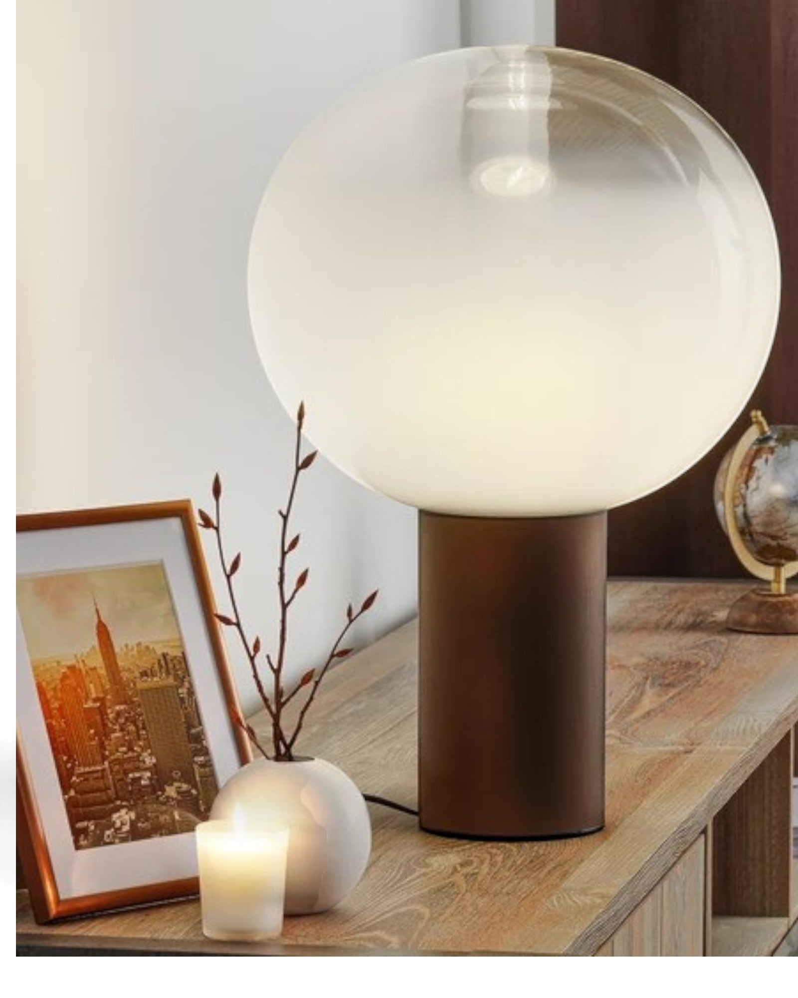 Artemide Laguna 37 lampada da tavolo bronzo