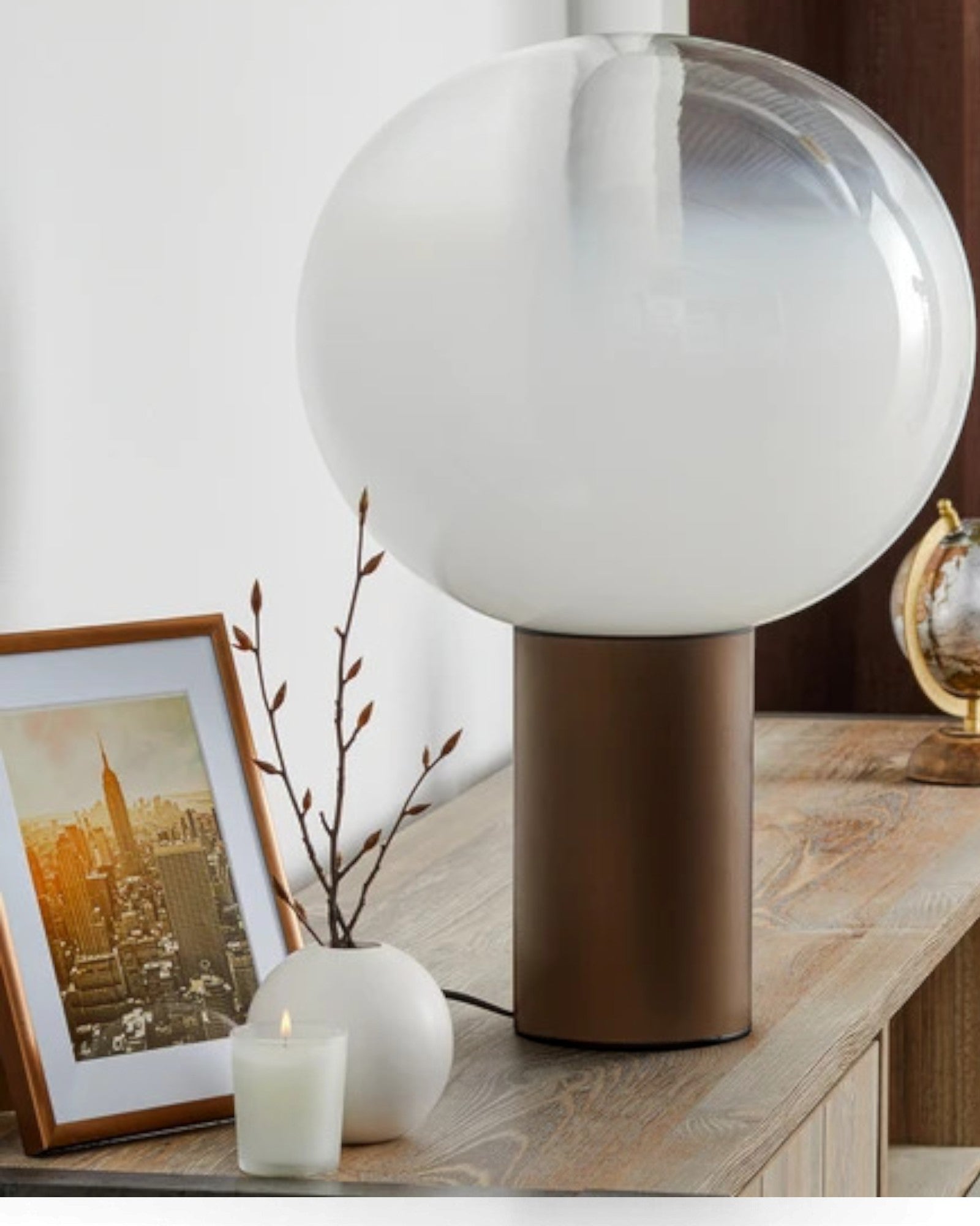 Artemide Laguna 37 lampada da tavolo bronzo