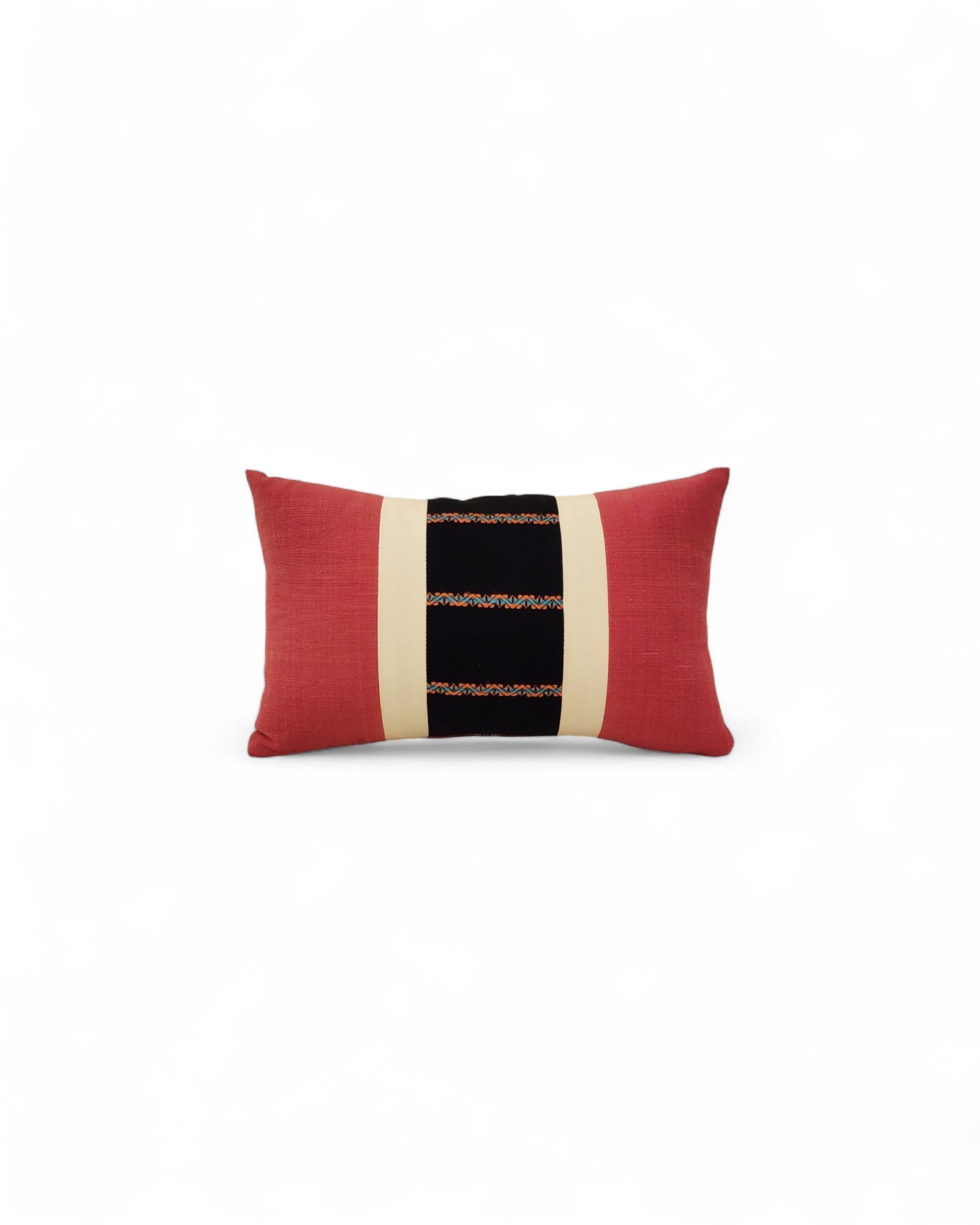 Chiang Mai Threads Lumbar Cushion - Deep Red
