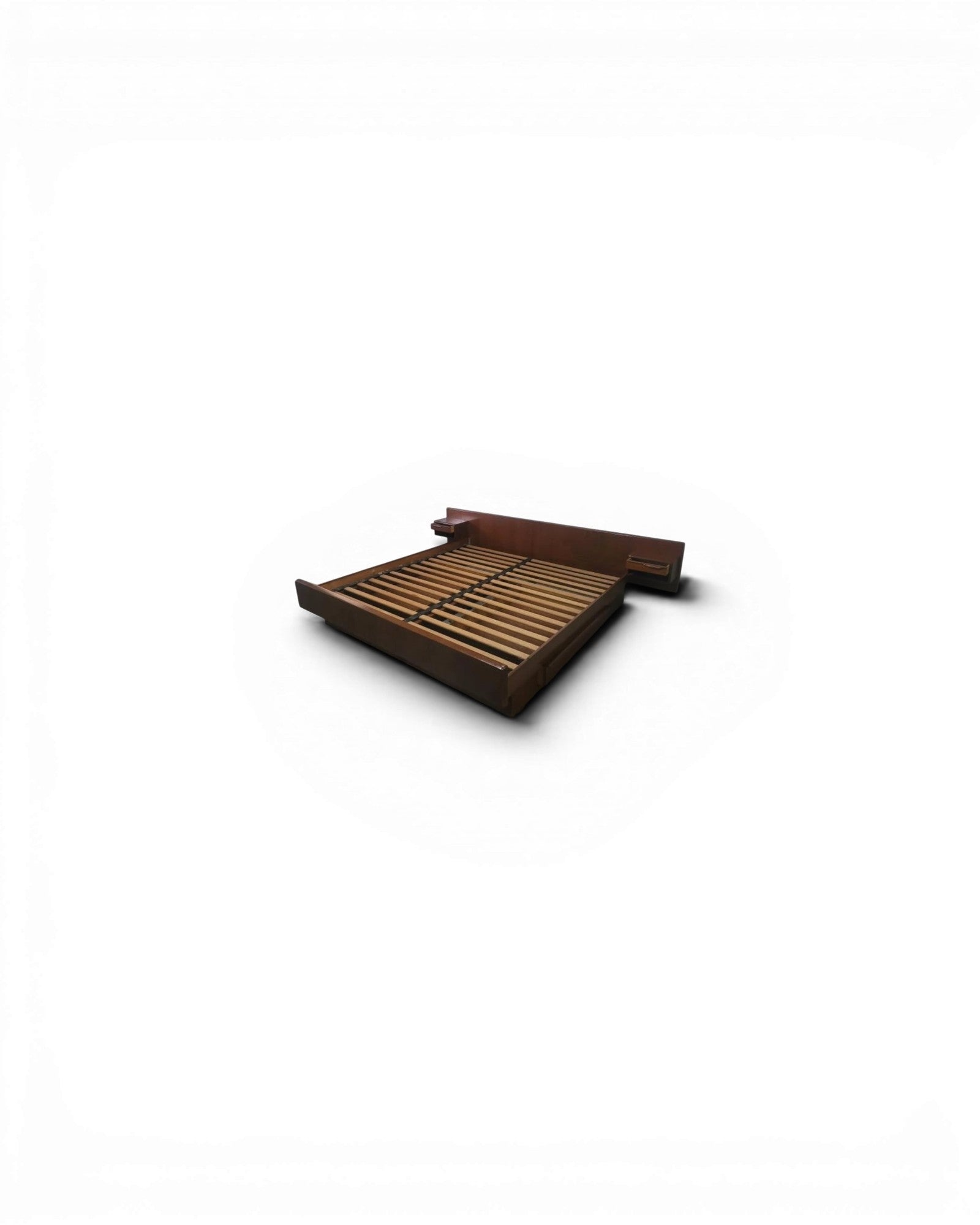 Danish Modern Teak King Size Bed