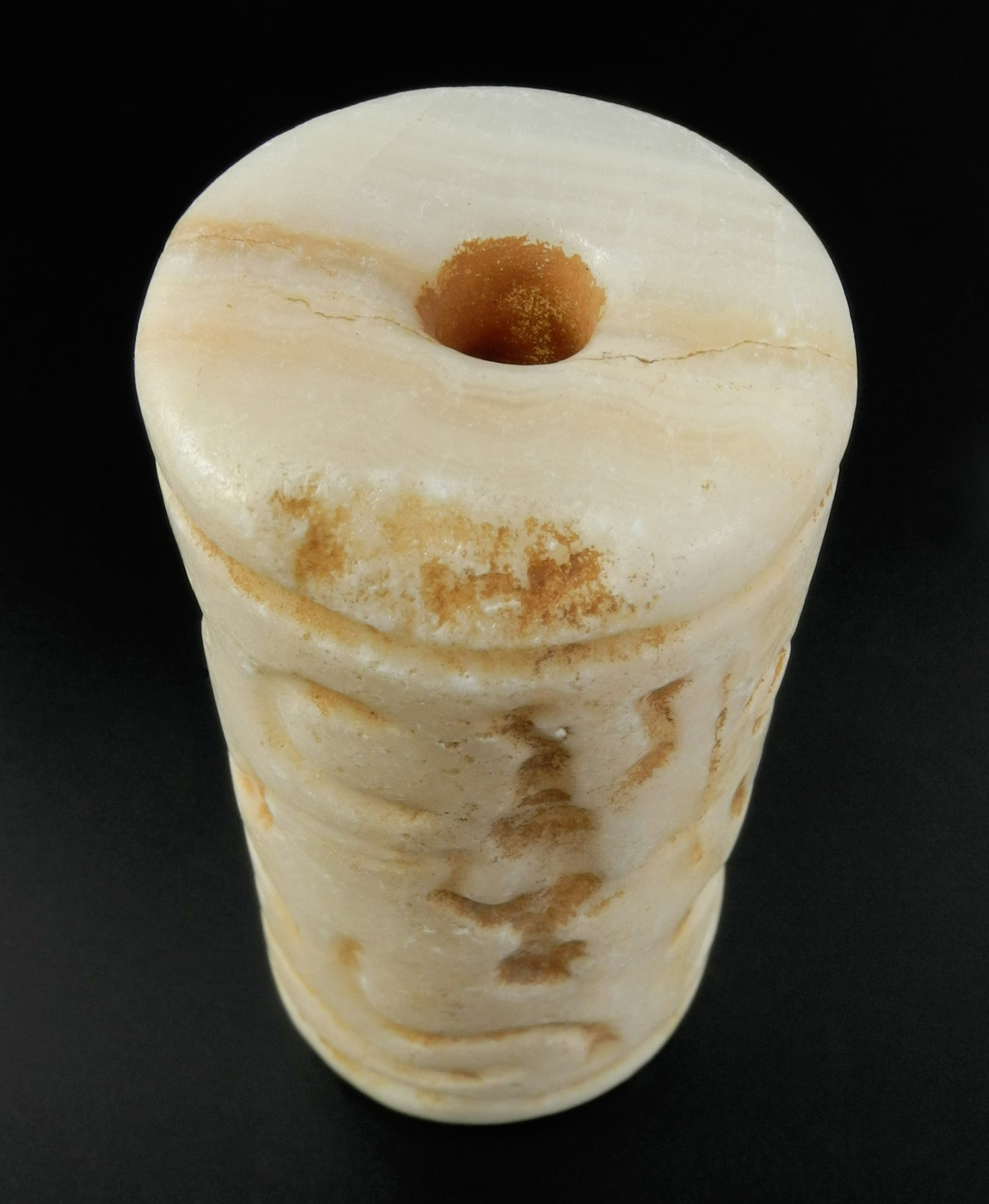 Ancient Bactrian Alabaster Cylinder Seal