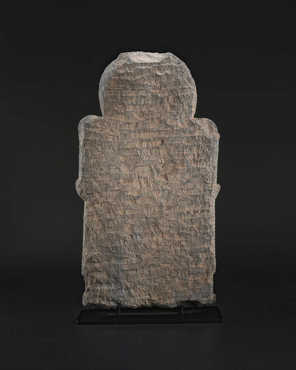 Rare Gandhara Stone Schist with Buddha Carved Scenes on Both Sides