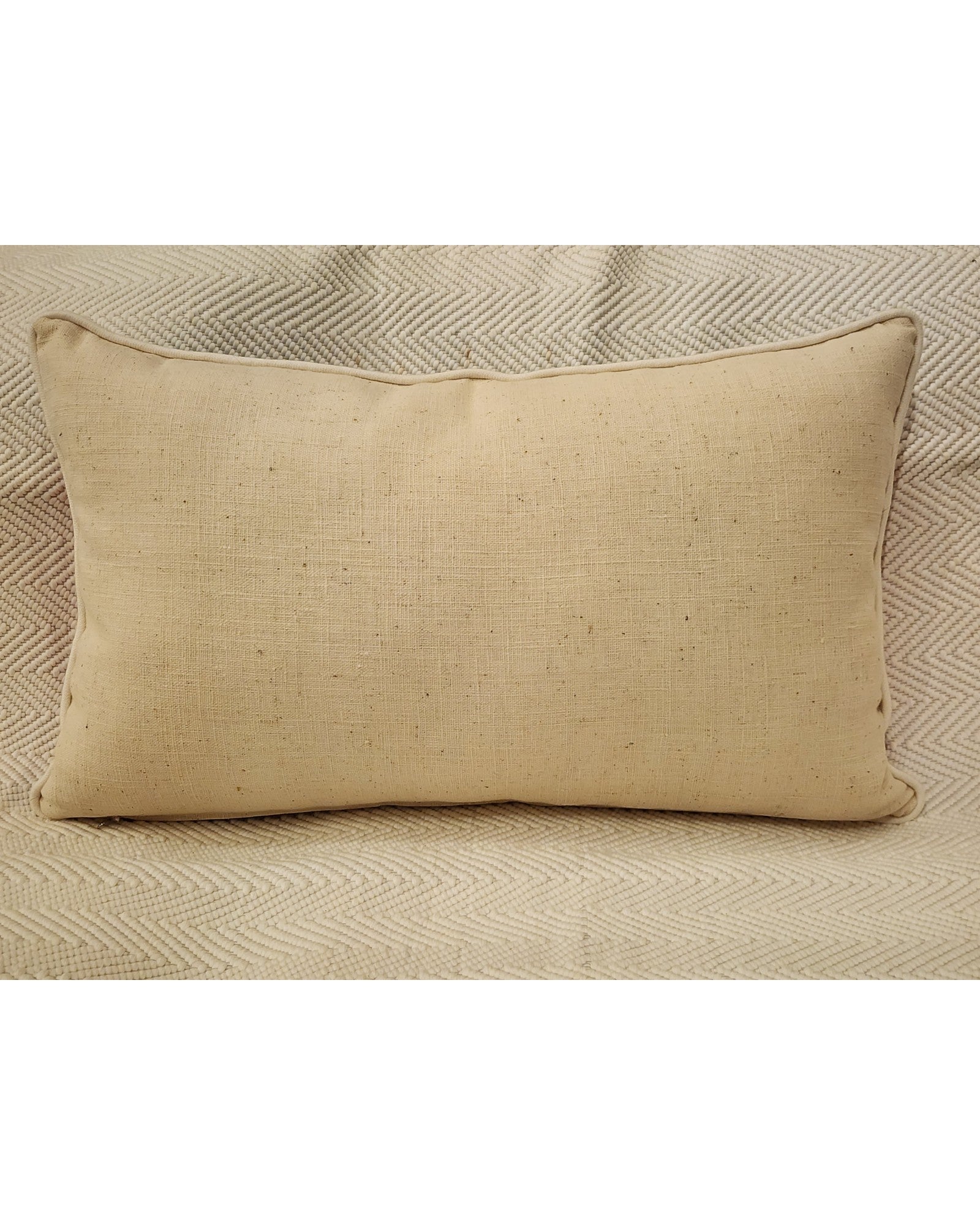 Heritage Khit Diamond Cushion - Pink & Off-White