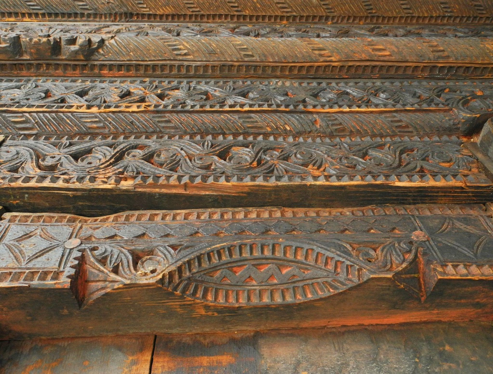 Carved Cedar Door By Master Carpenter Mohammad Jan — Swat Valley - Surround Living - 13
