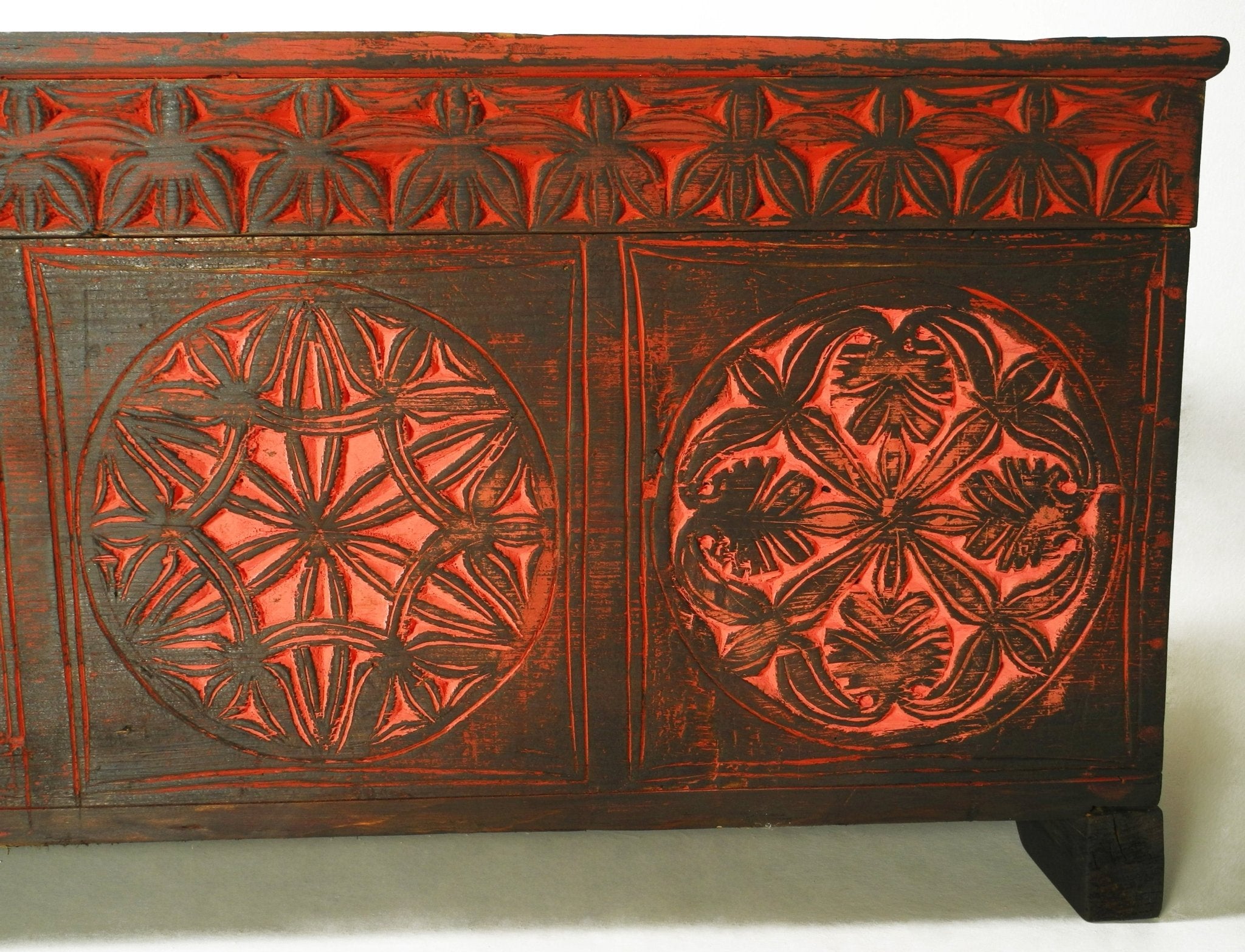 Swat Valley Low Chest in Carved Cedar - Surround Living - 3