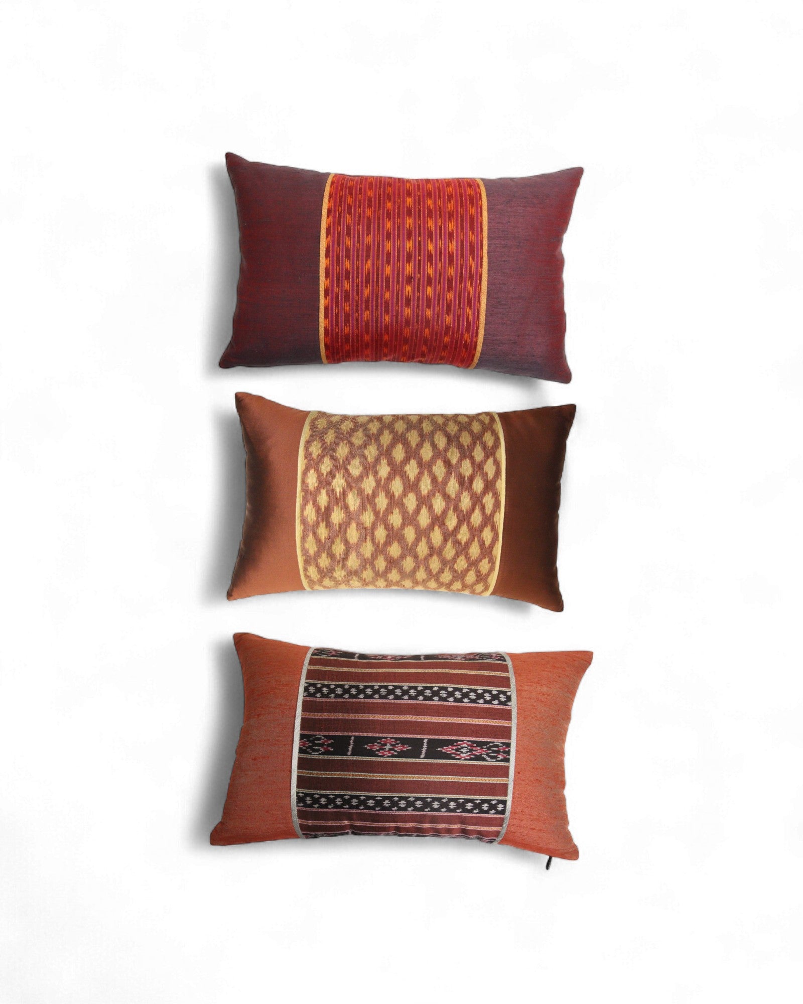 Heritage Ikat Cushions - Set of 3