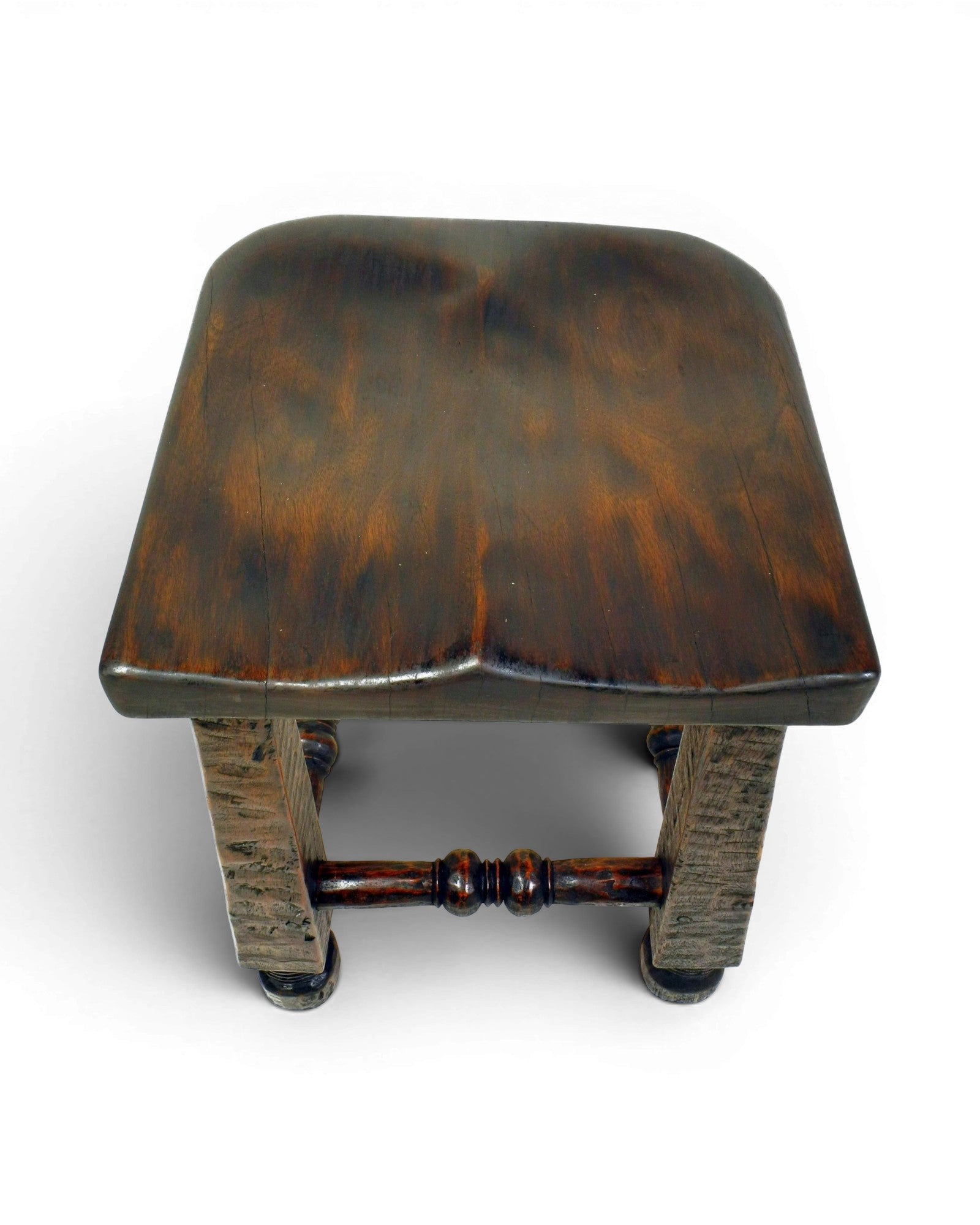Angola - Style Wooden Stool - Surround Living - 4