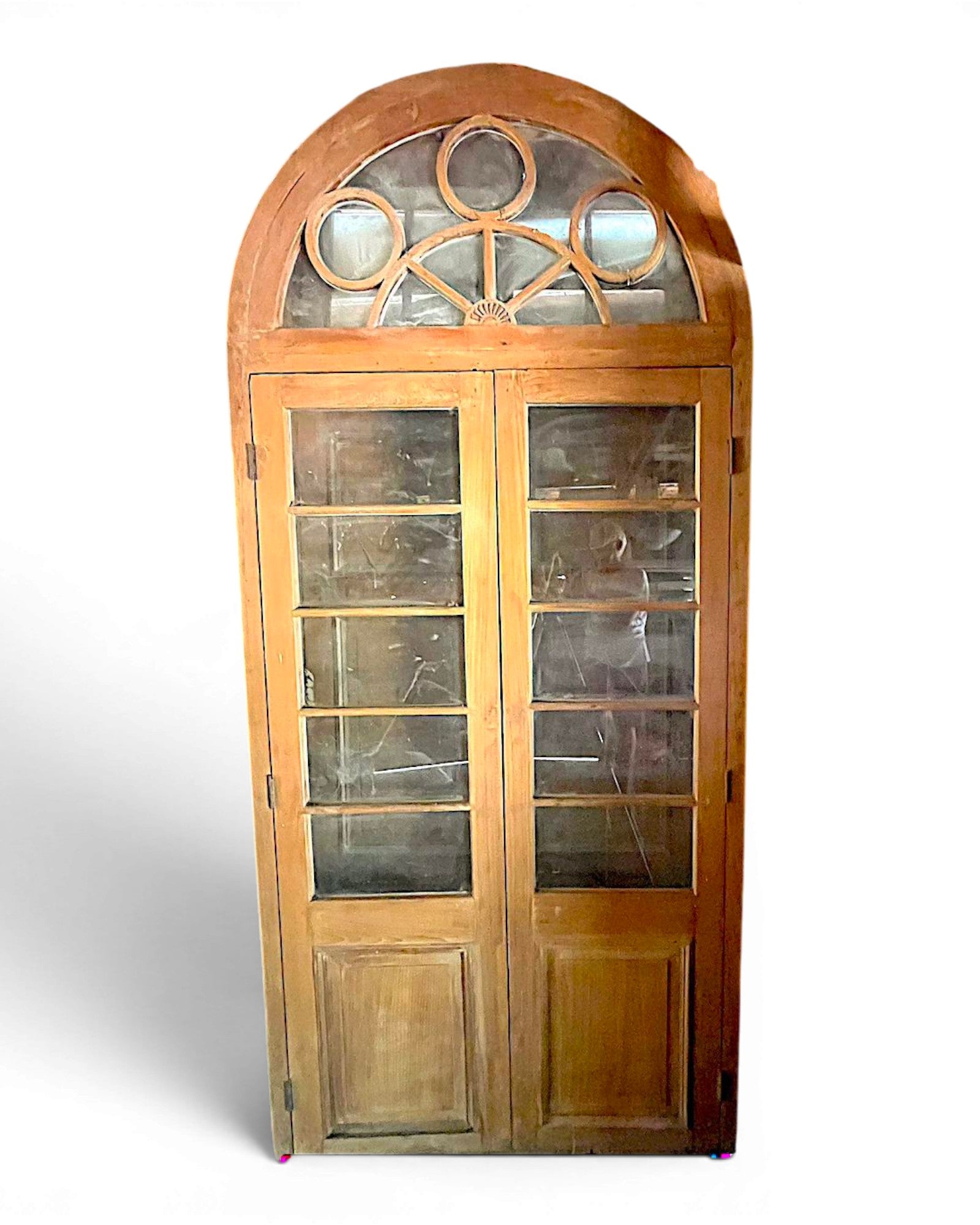Art-Deco Brumese Window with Arched Transom Window 1920 s (A)