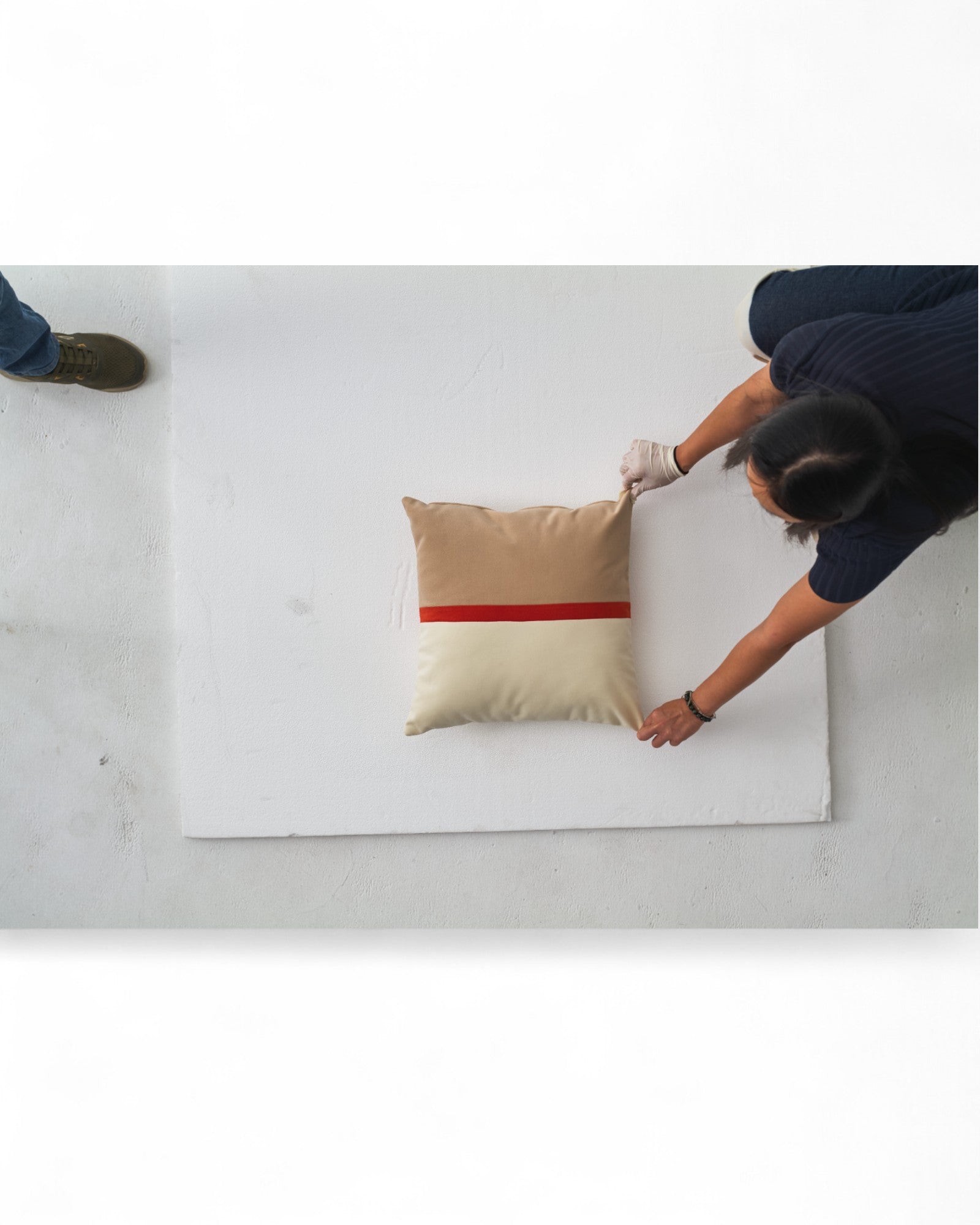 SUNTUR x Vertier Instead of You Cushions, Vanilla, Tomato & Early Grey - Set of 2