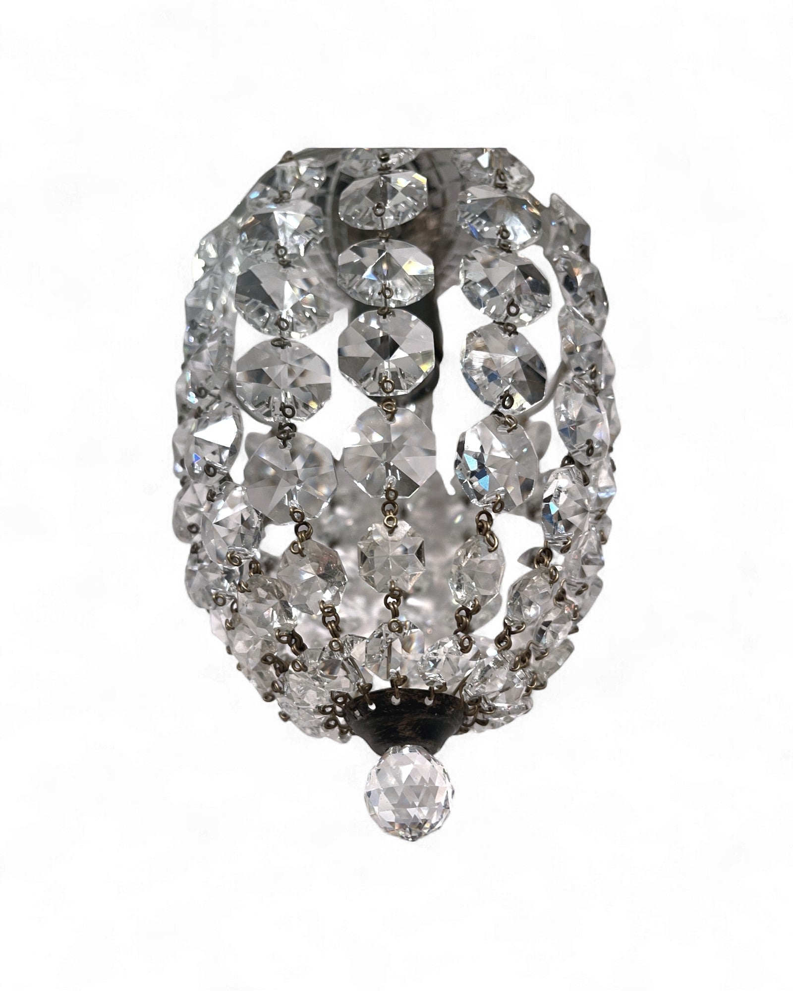 Vintage Kristallboll “Crystal Ball” Pendant Light