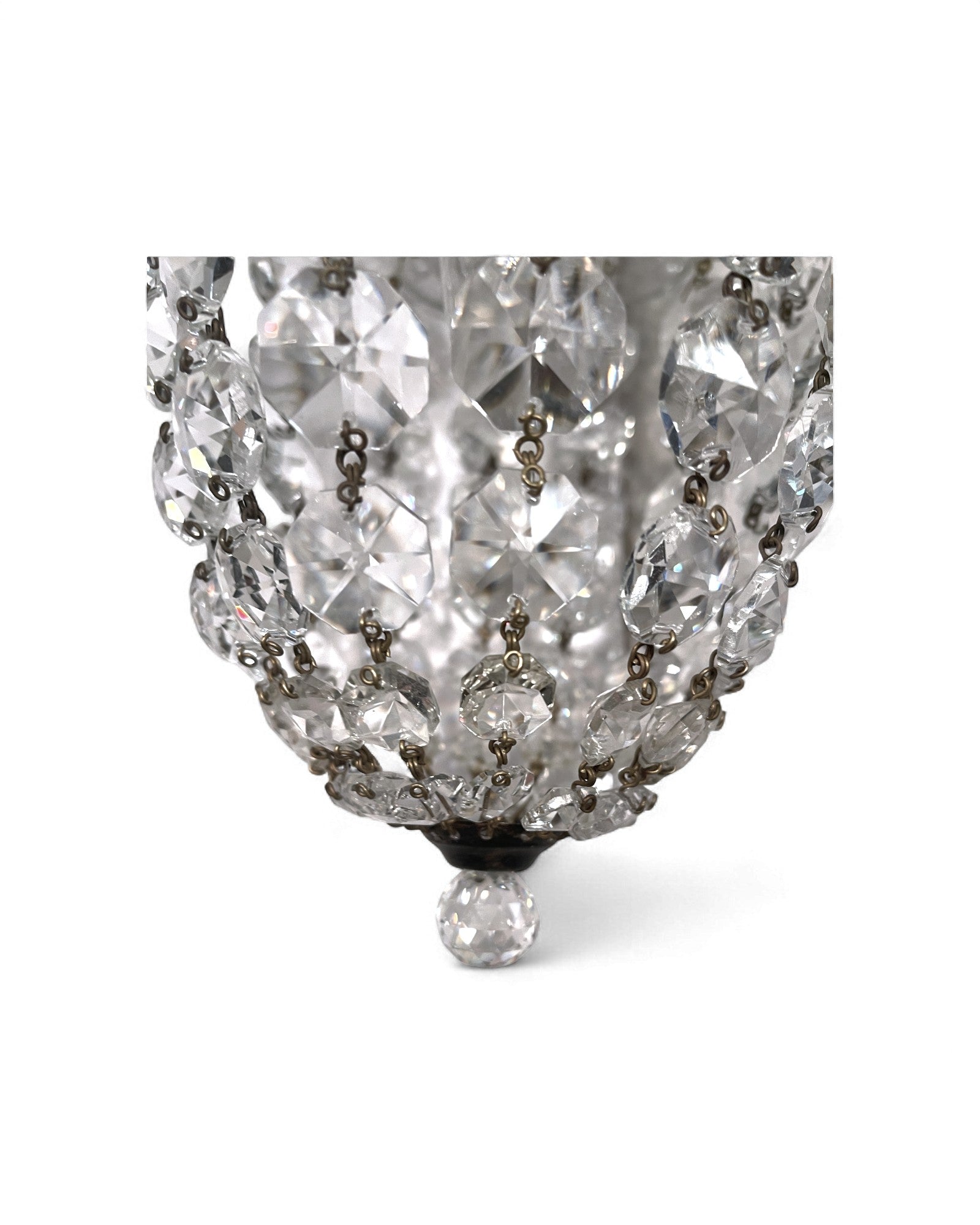 Vintage Kristallboll “Crystal Ball” Pendant Light