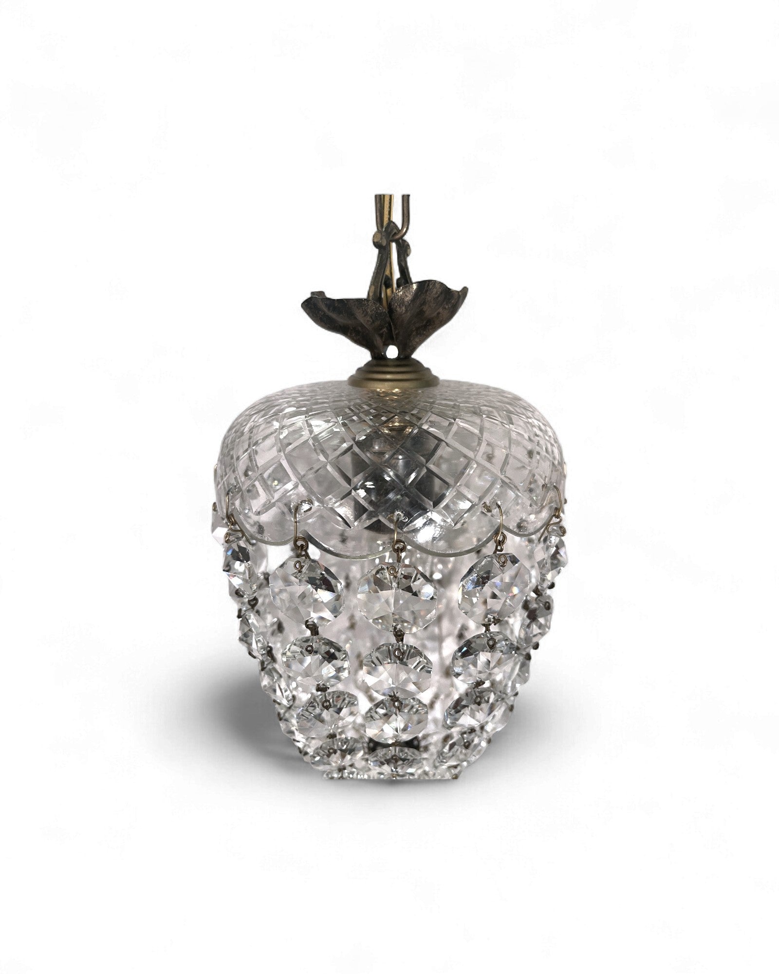 Vintage Kristallboll “Crystal Ball” Pendant Light