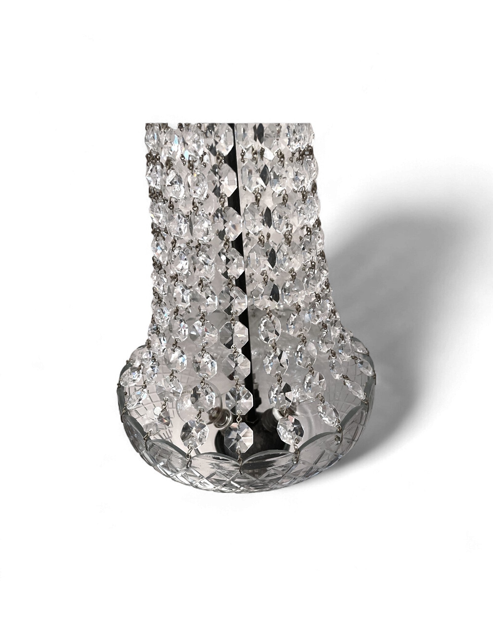 Empire-Style Crystal “Tent and Bag” Chandelier