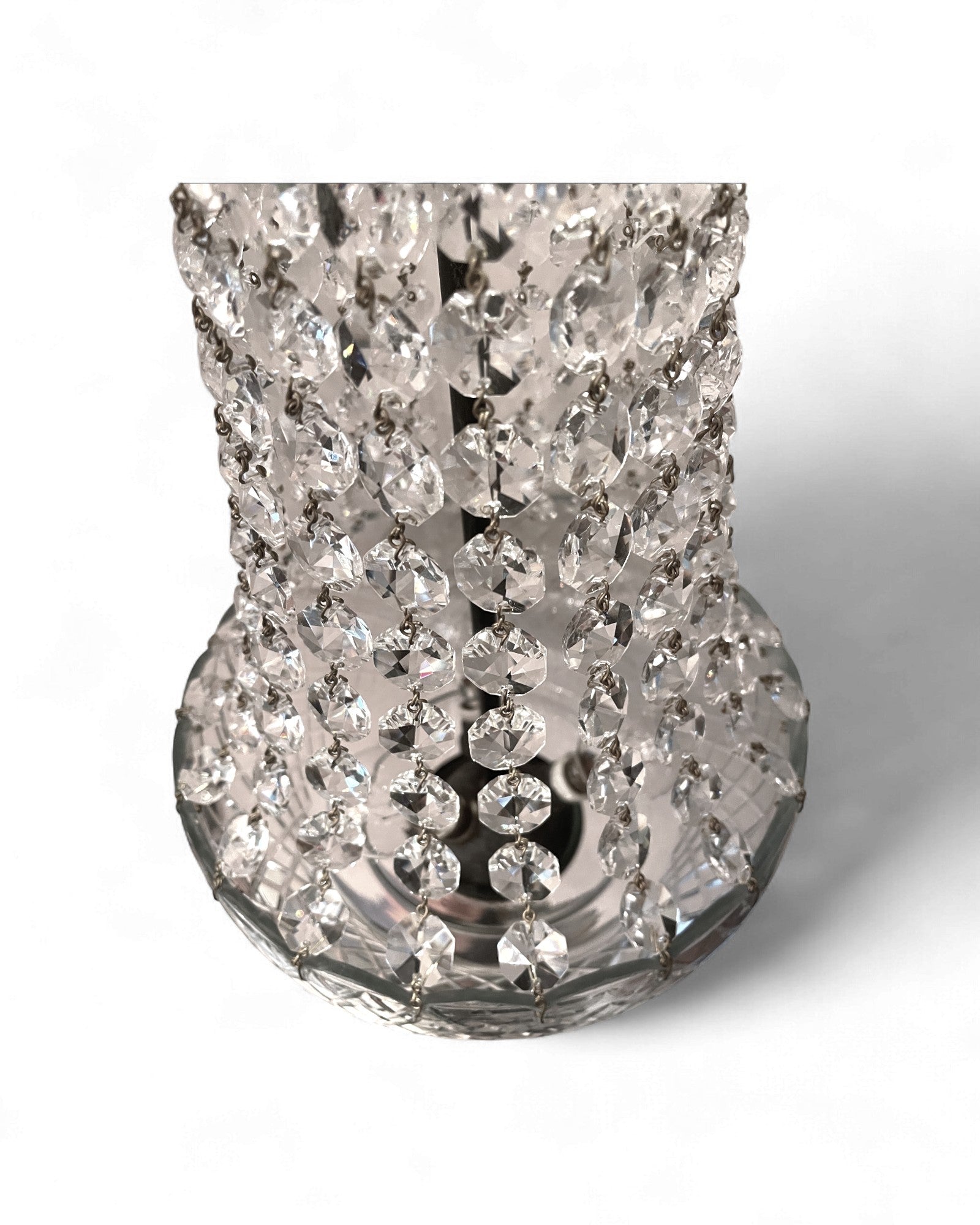 Empire-Style Crystal “Tent and Bag” Chandelier