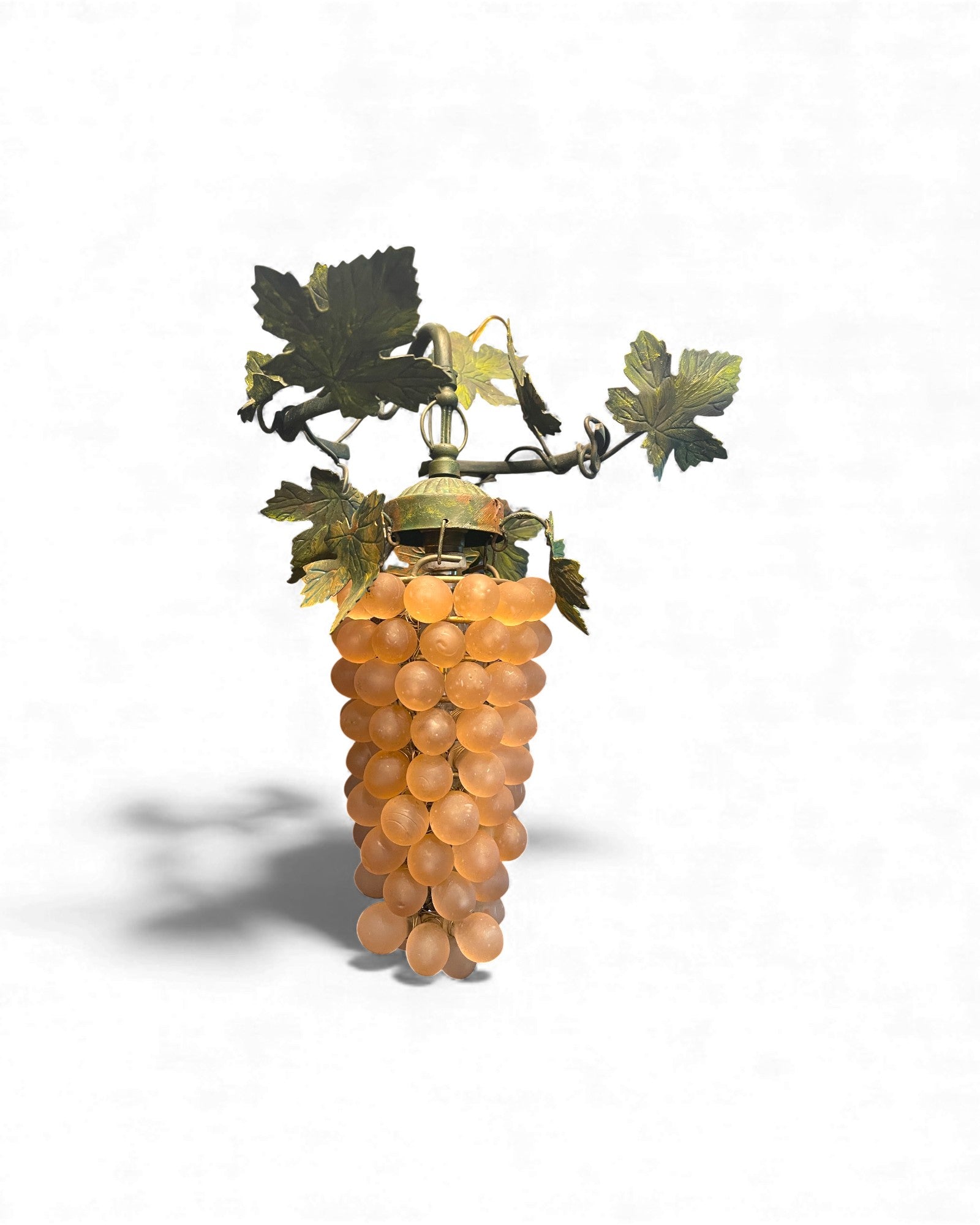 1-Globe Murano Glass Grape Wall Lamp