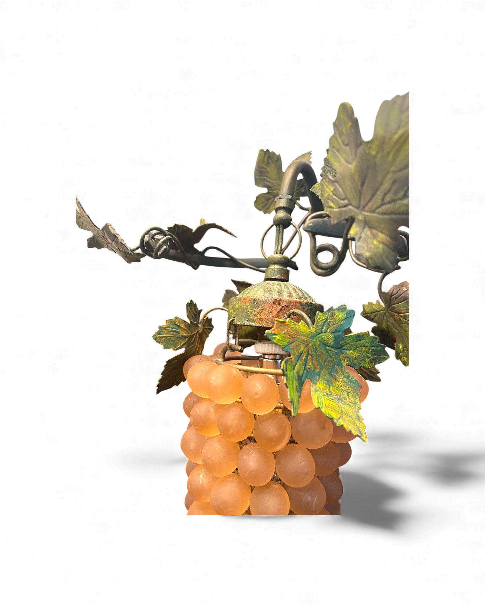 1-Globe Murano Glass Grape Wall Lamp