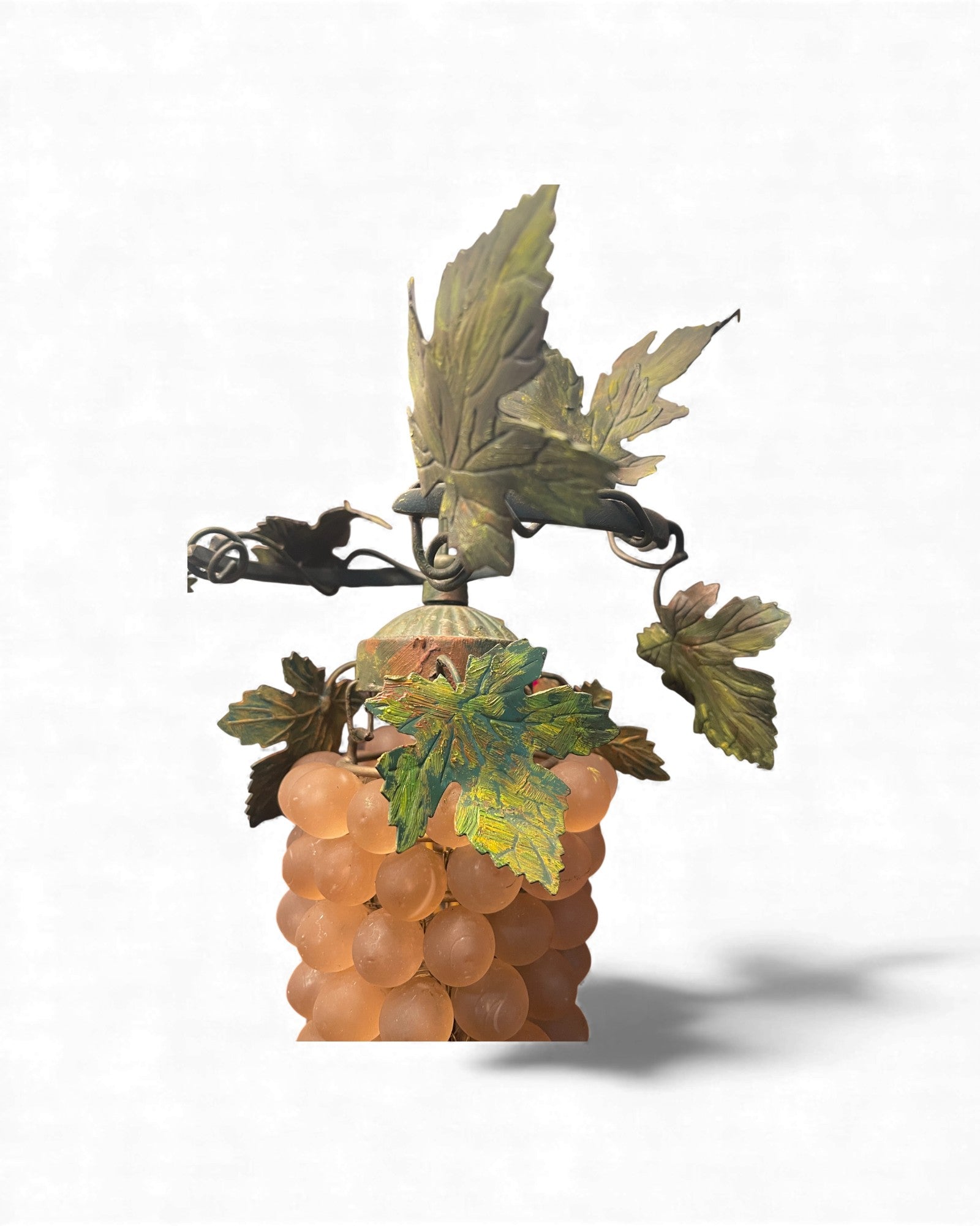 1-Globe Murano Glass Grape Wall Lamp