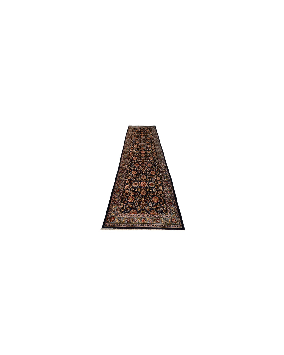 Vintage Manchester Kashan Runner | 390 x 110 cm - Surround Living - 1