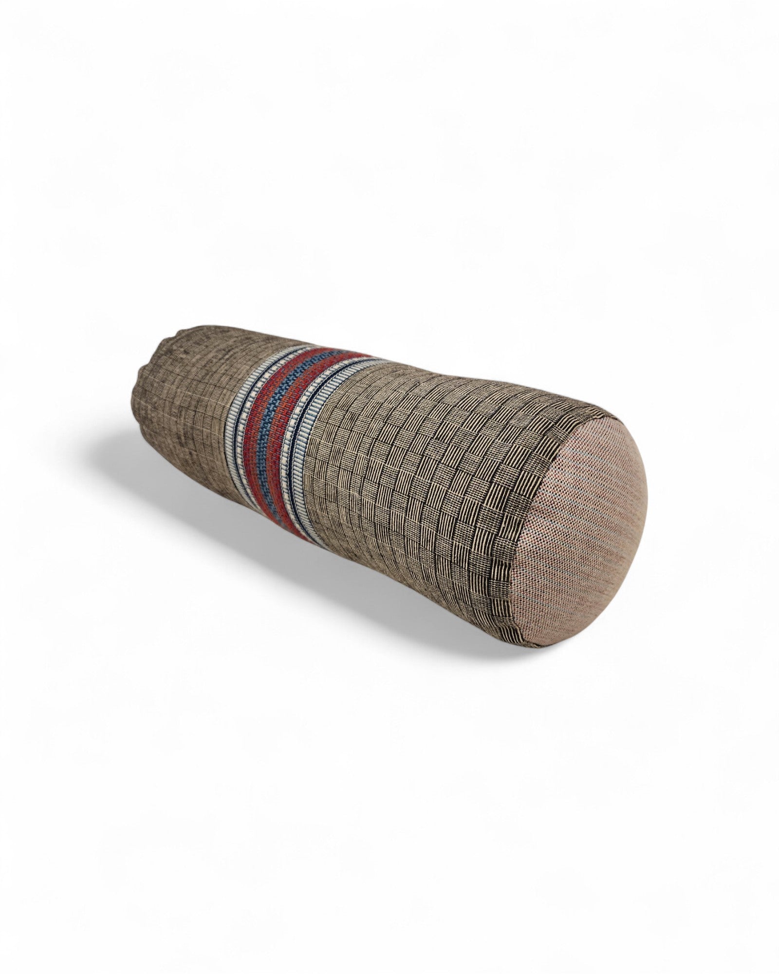 Brocade Centre Bolster with Tortoiseshell Weave