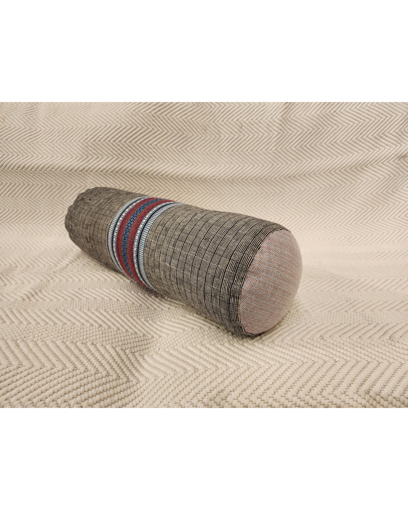 Brocade Centre Bolster with Tortoiseshell Weave