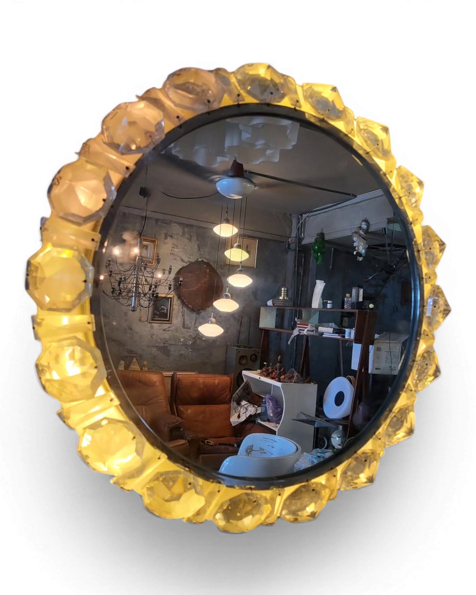 Vintage Bakalowits Backlit Wall Mirror