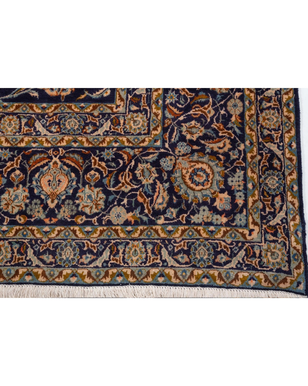 Vintage Manchester Kashan Persian Carpet | 400 x 320 cm - Surround Living - 5