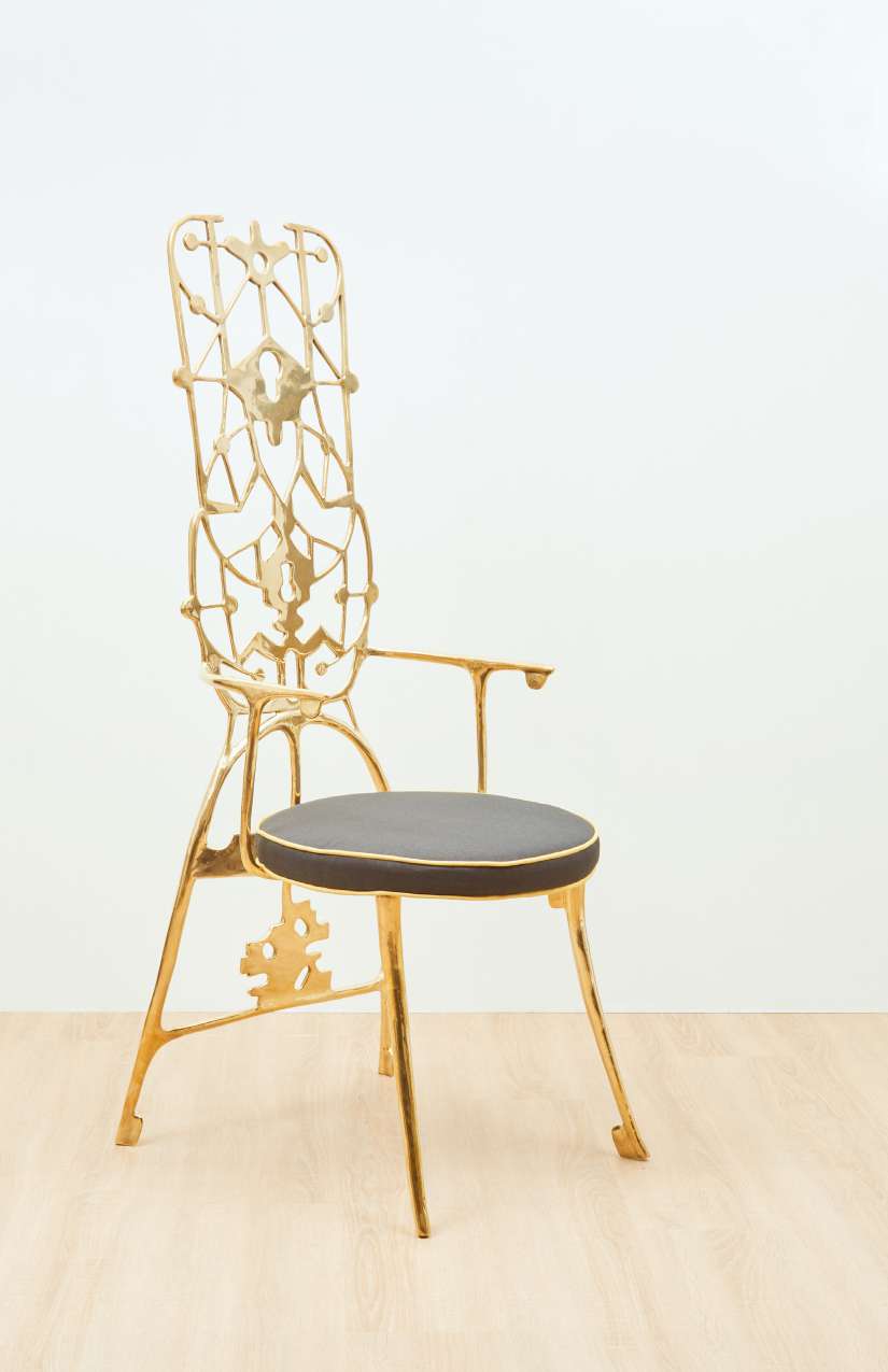 Golden Key Highback Chair