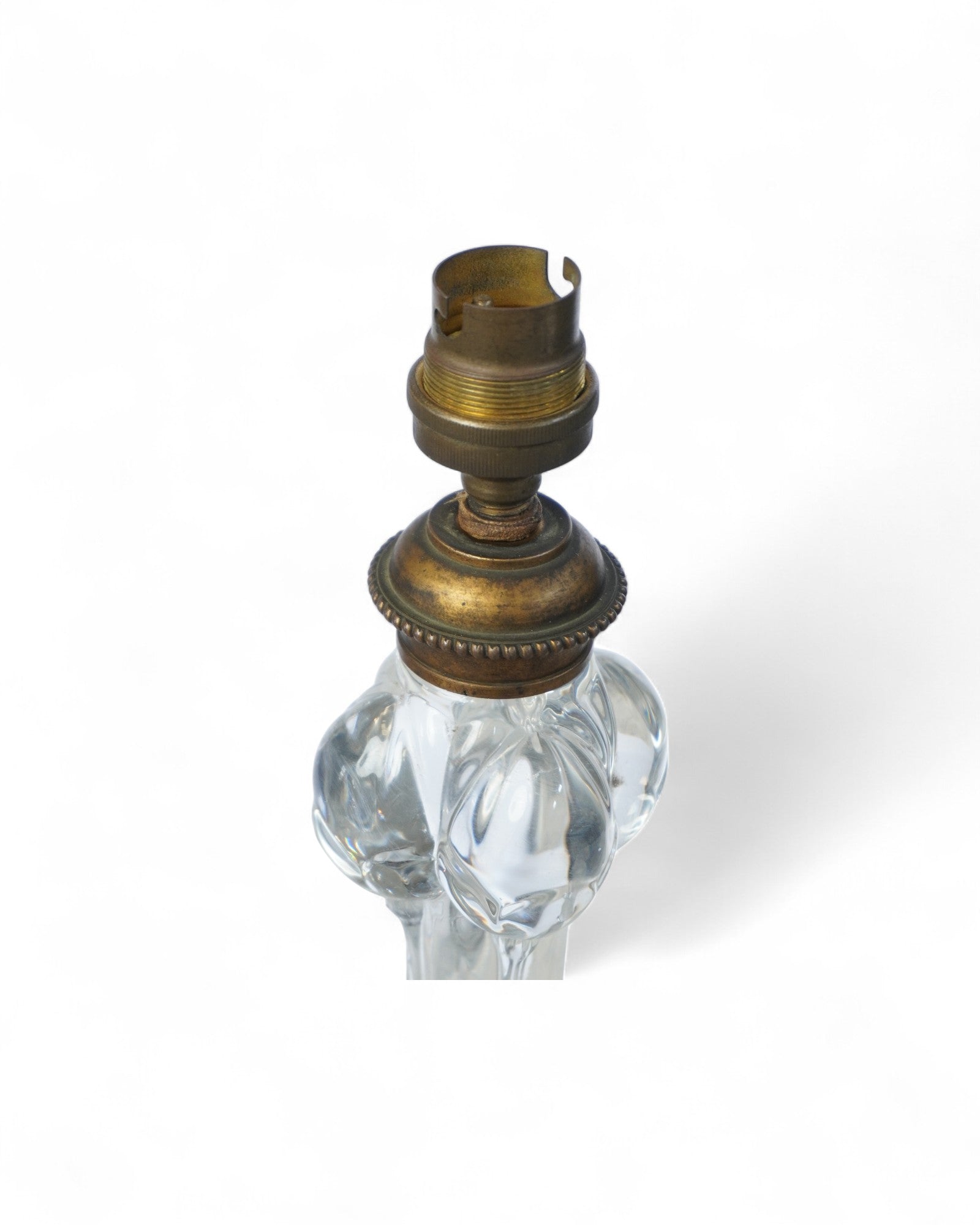 Rare Original BACCARAT Crystal Table Lamps C. 1930s - Set of 2