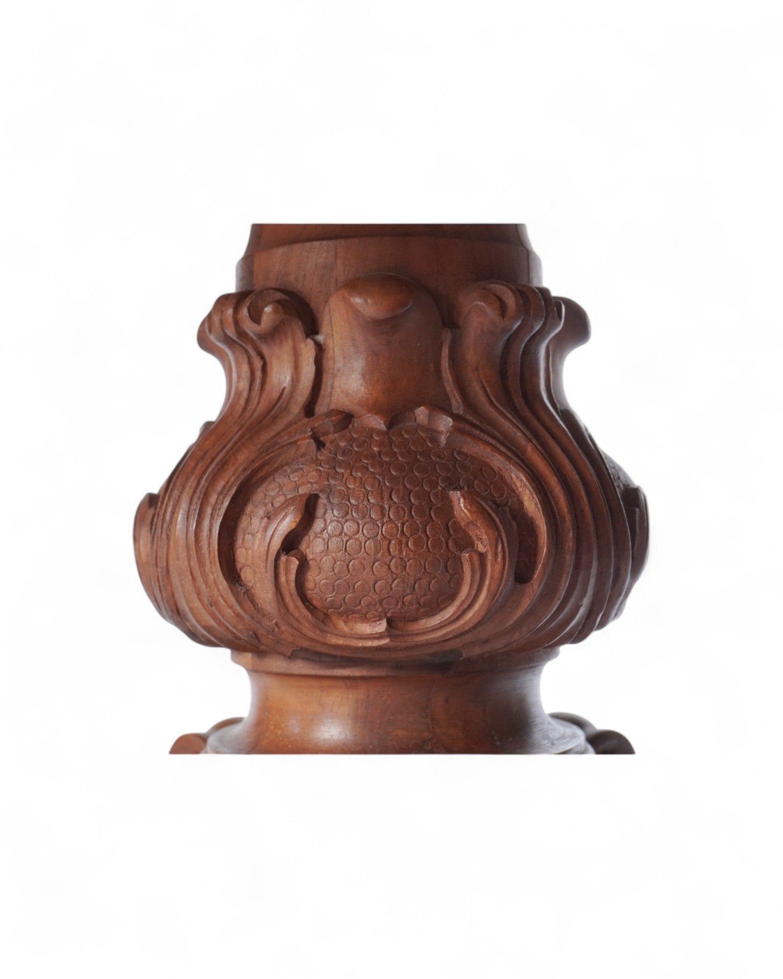 Italian Round Walnut Table L