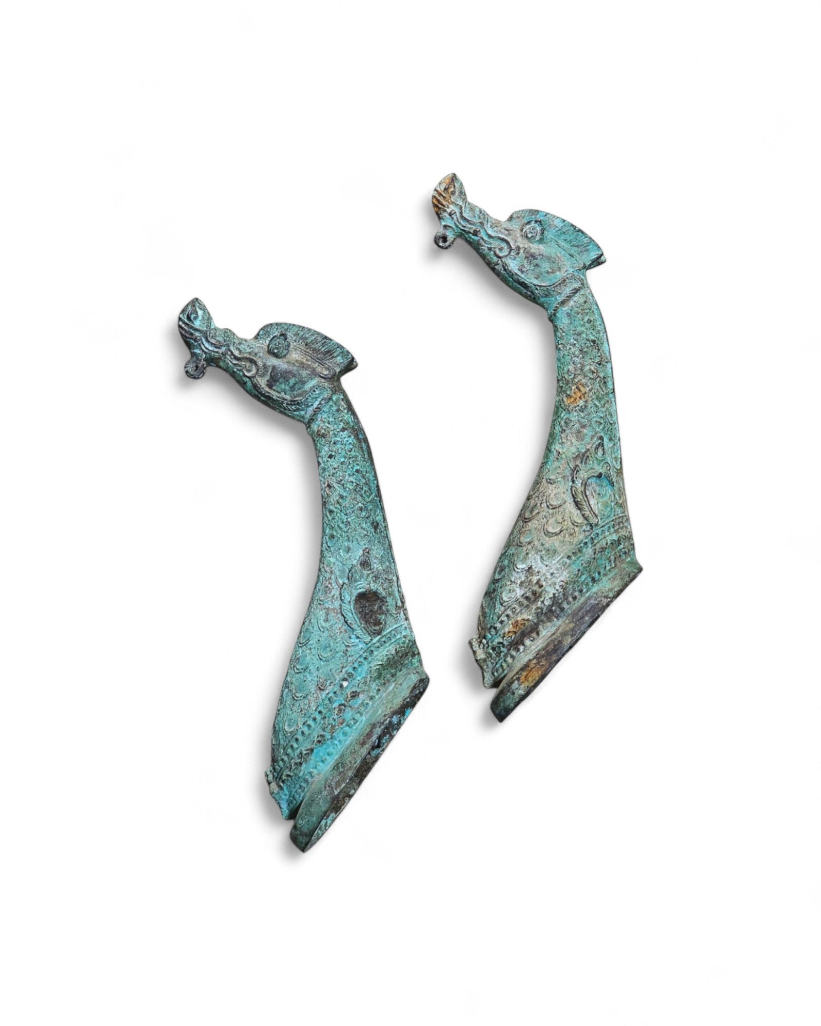 Bronze Suphannahong Neck Finials for Hanging Temple Bells