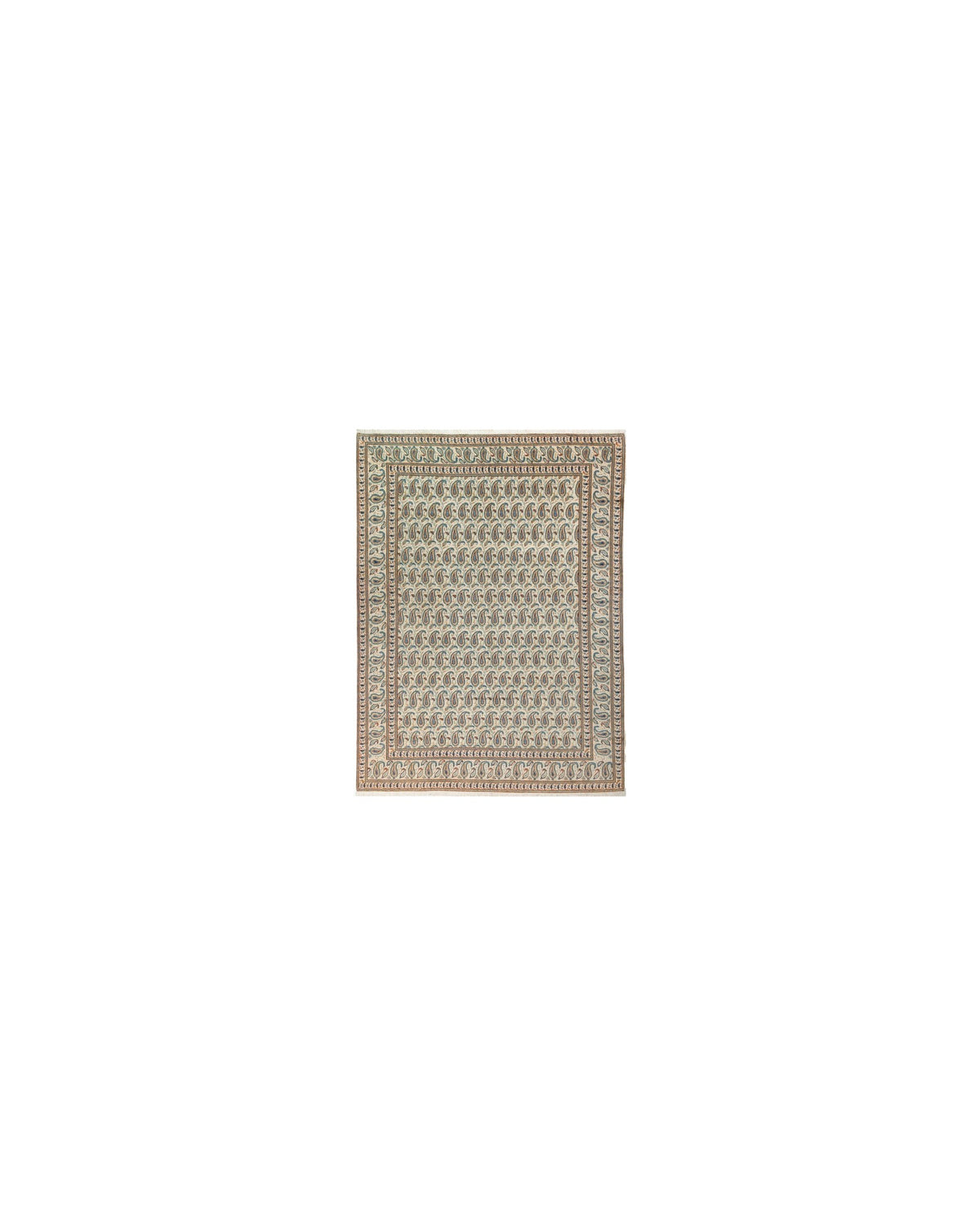 Vintage Persian Carpet – Paisley (Boteh) Design | 365 x 275 cm - Surround Living - 1