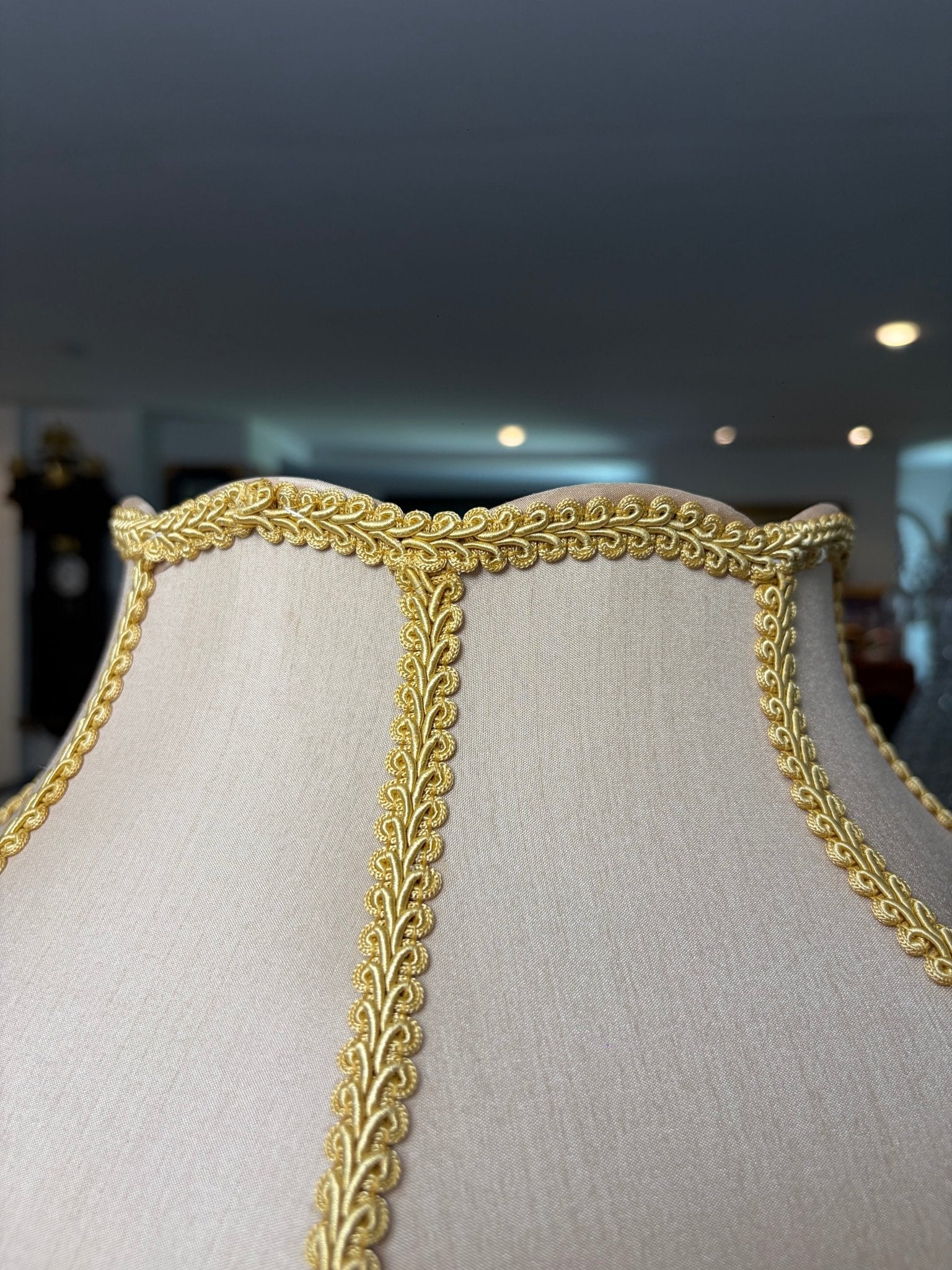 Porcelain Vase Table Lamp with Embroidery Shades (Sold in Pairs) - Surround Living - 25
