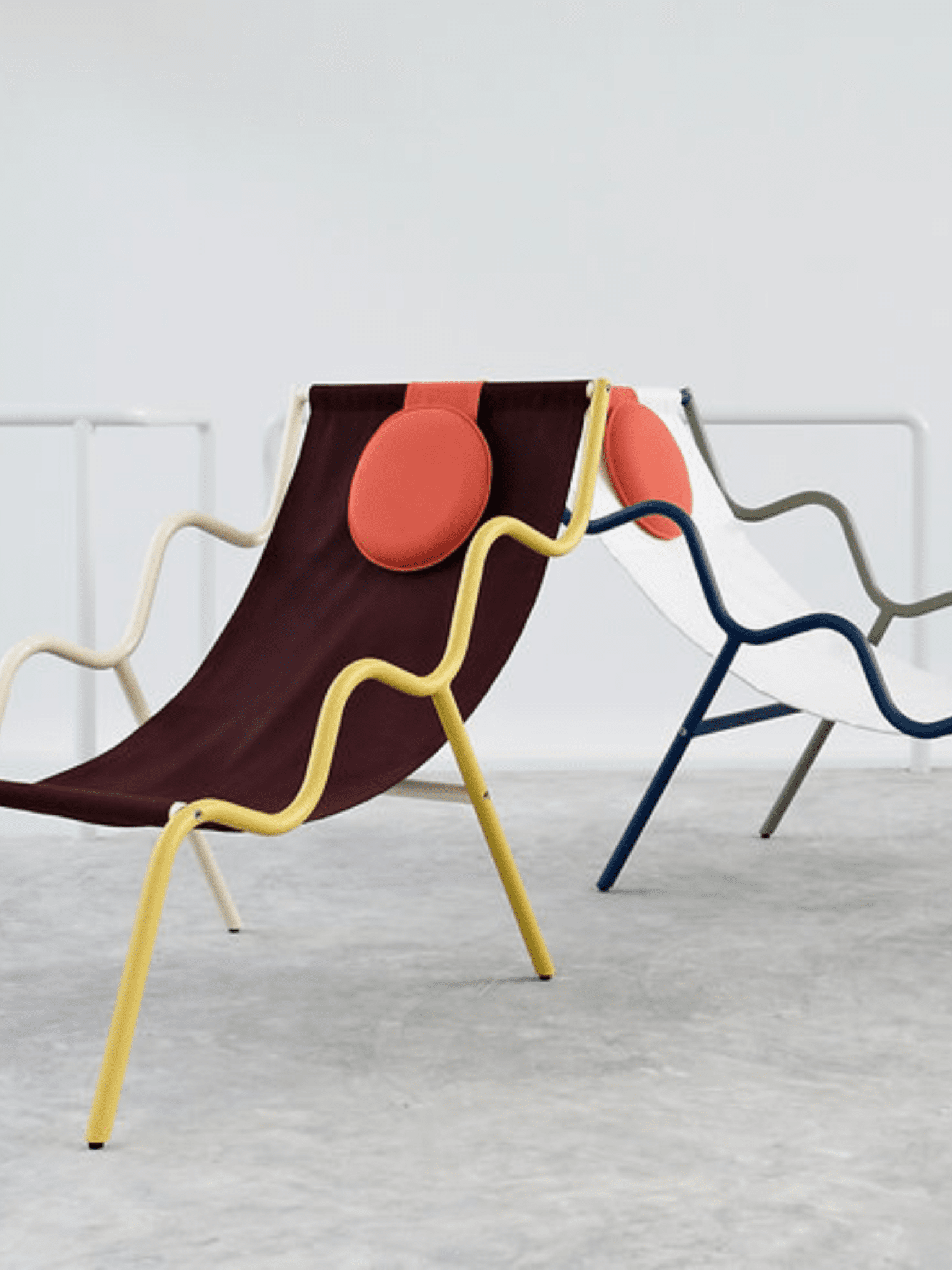 The Ebba Chair - Burgundy, Yellow HAN and Milk Cream HAN Armrests - Surround Living - 7