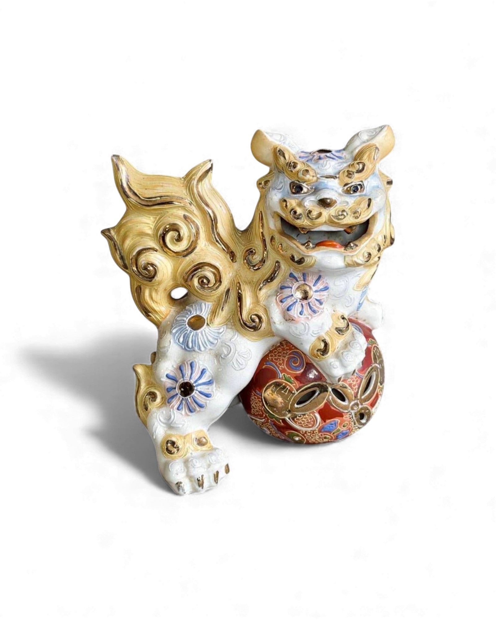 Kutani Guardian Lions — A Rare Left & Right Match - Set of 2