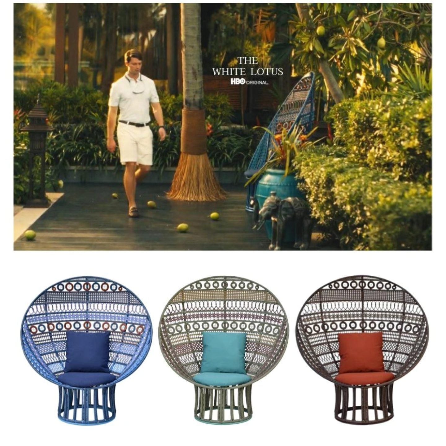 Lunar Chair - Blue & Copper (Indoor) - Surround Living - 2