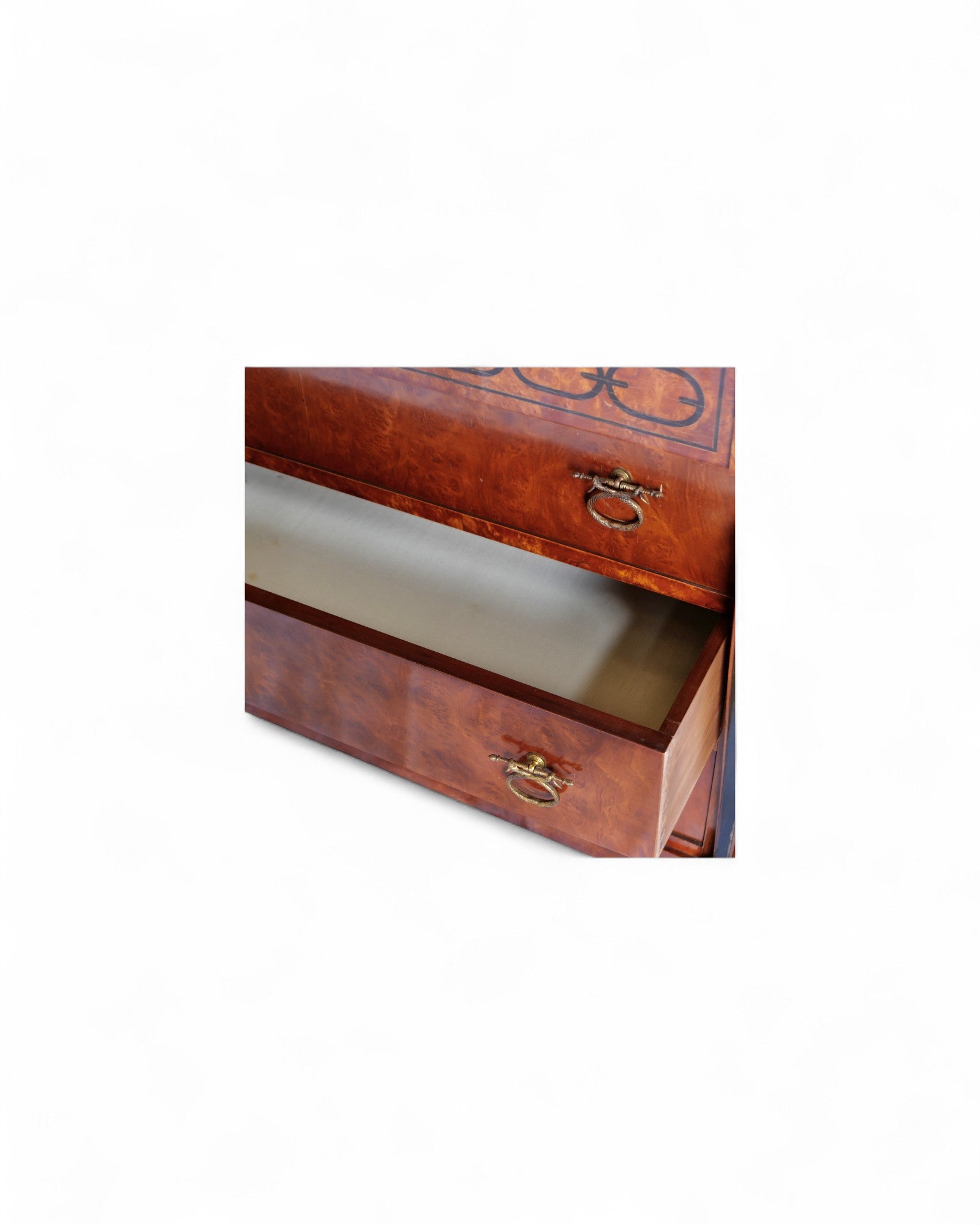 Set of Empire Chest of Drawers & Side Tables - 1 Chest of Drawers & 2 Night Stands