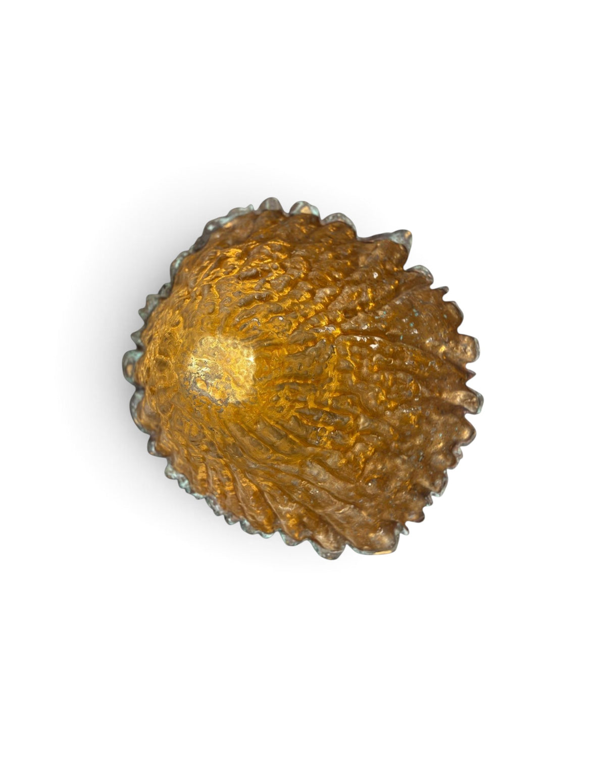 Brass Bark Vase (L)