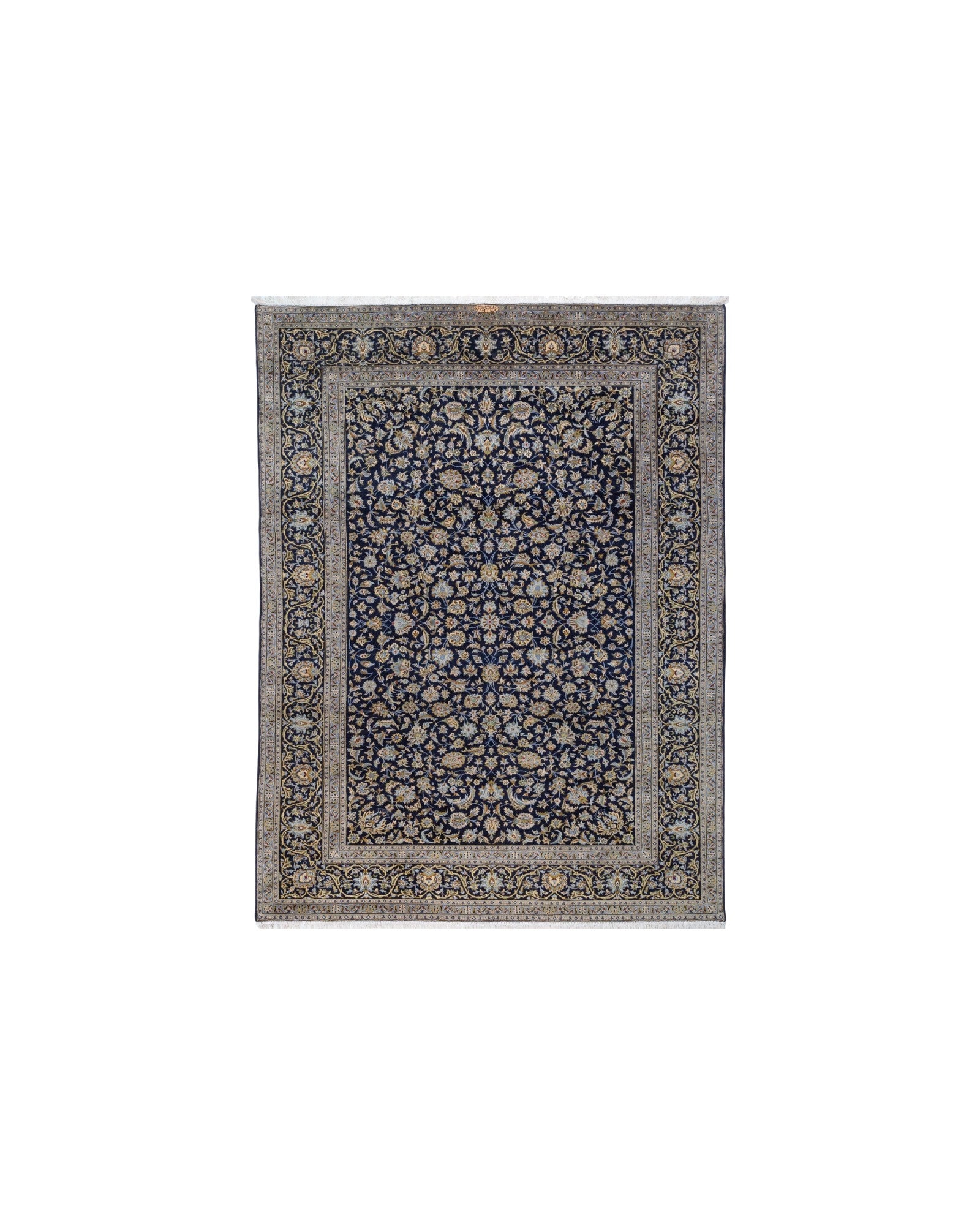 Vintage Hand-Knotted Persian Kashan Rug | 275 x 362cm