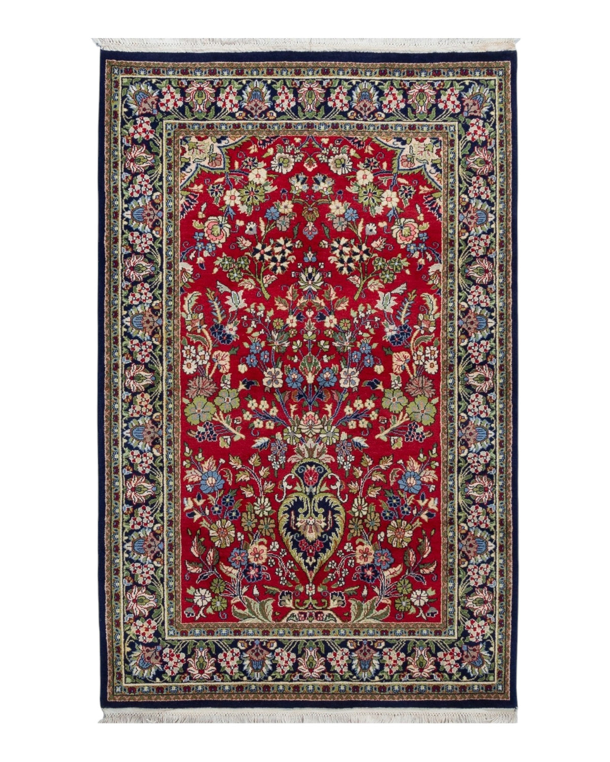 Persian-Style Floral Vase Rug | 156 x 100cm