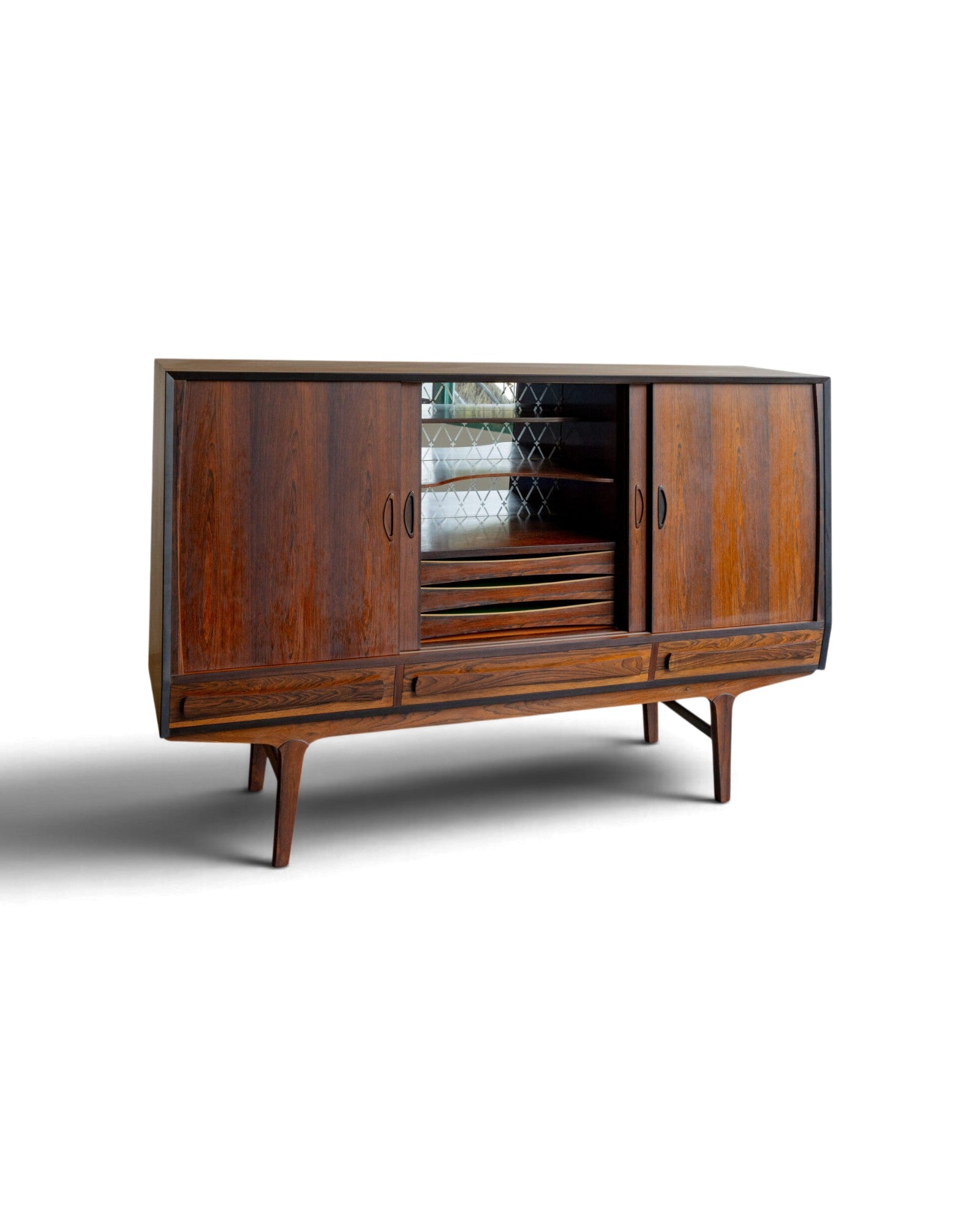 Rosewood Highboard Cabinet