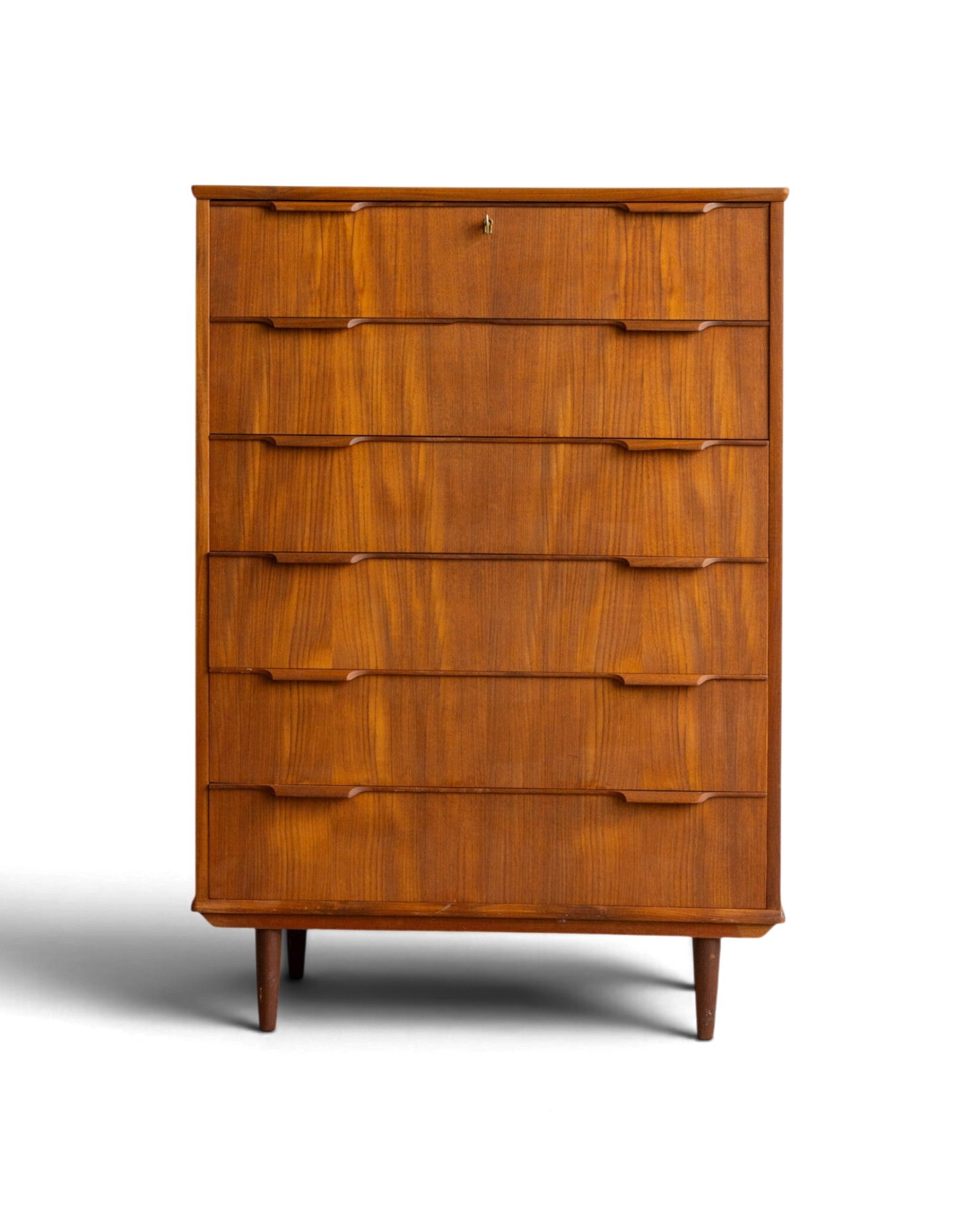 Teak Tallboy Chest of Drawer