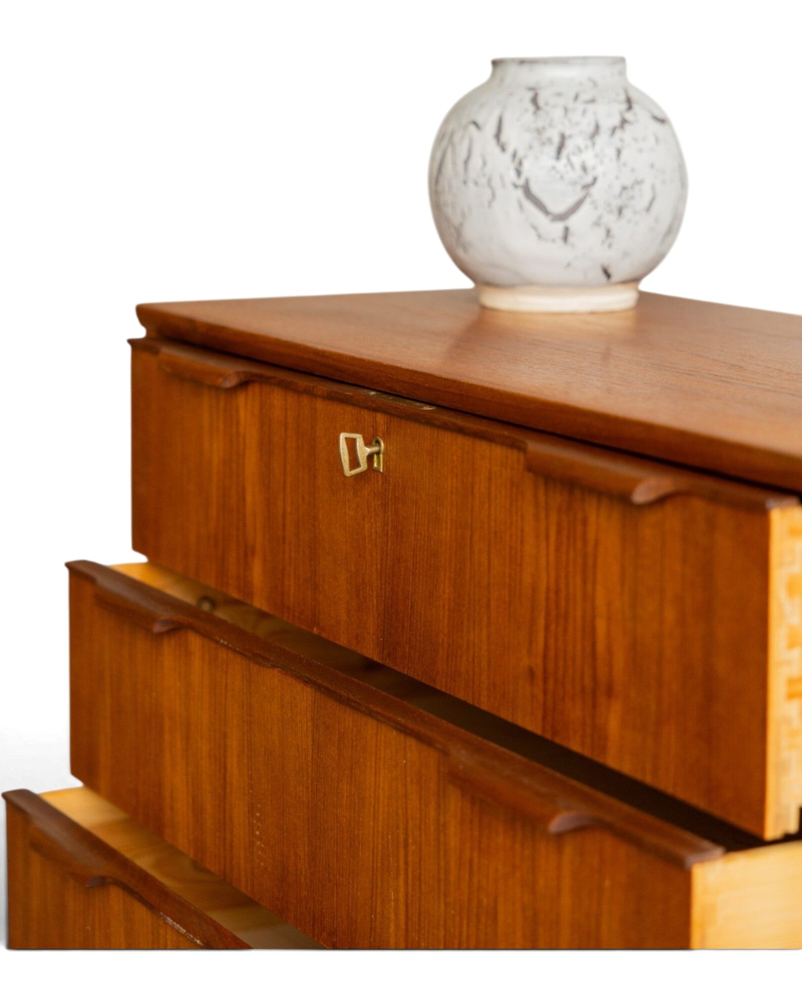 Teak Tallboy Chest of Drawer
